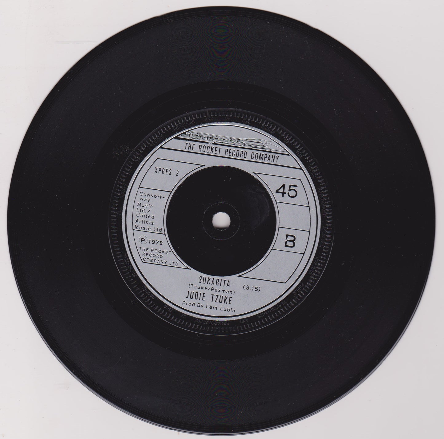 Judie Tzuke – For You (Rocket 1979) 7" vinyl single VG/VG