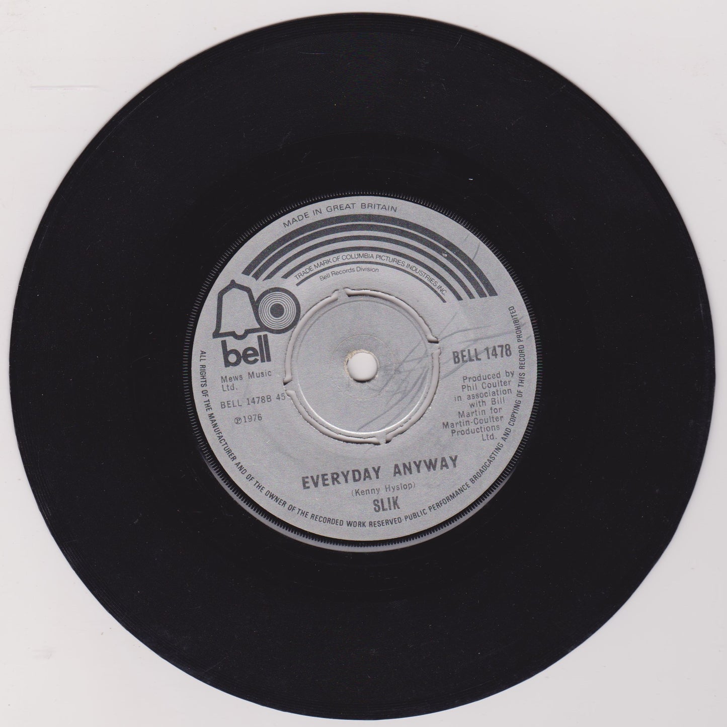 Slik – Requiem (Bell 1976) 7" vinyl single G+/-