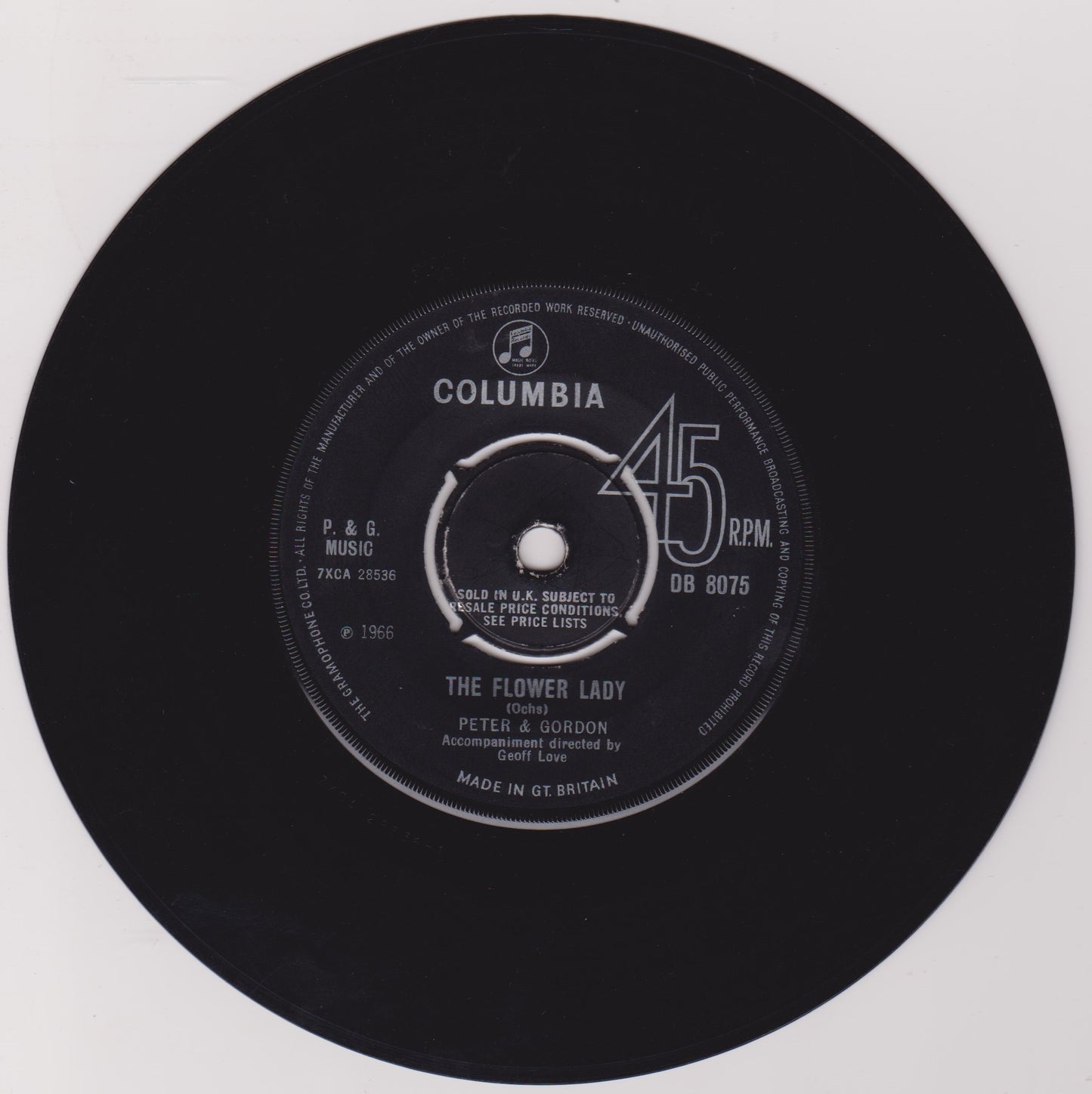 Peter & Gordon – Knight In Rusty Armour (Columbia 1966) 7" vinyl single VG/VG