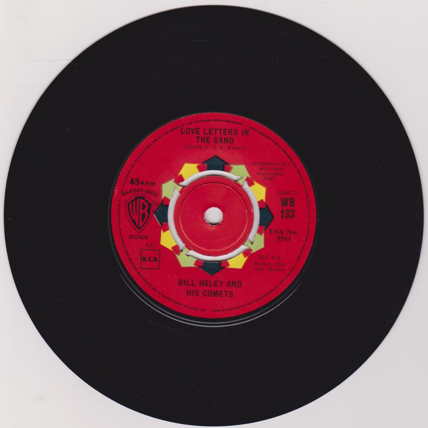 Bill Haley And His Comets – Rock Around The Clock (WB 1964) 7" vinyl single VG/-