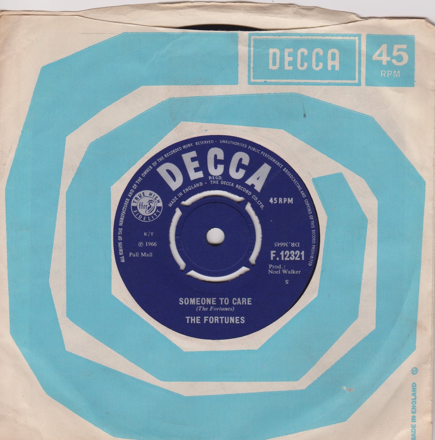 The Fortunes – This Golden Ring (Decca 1966) 7" vinyl single VG/VG