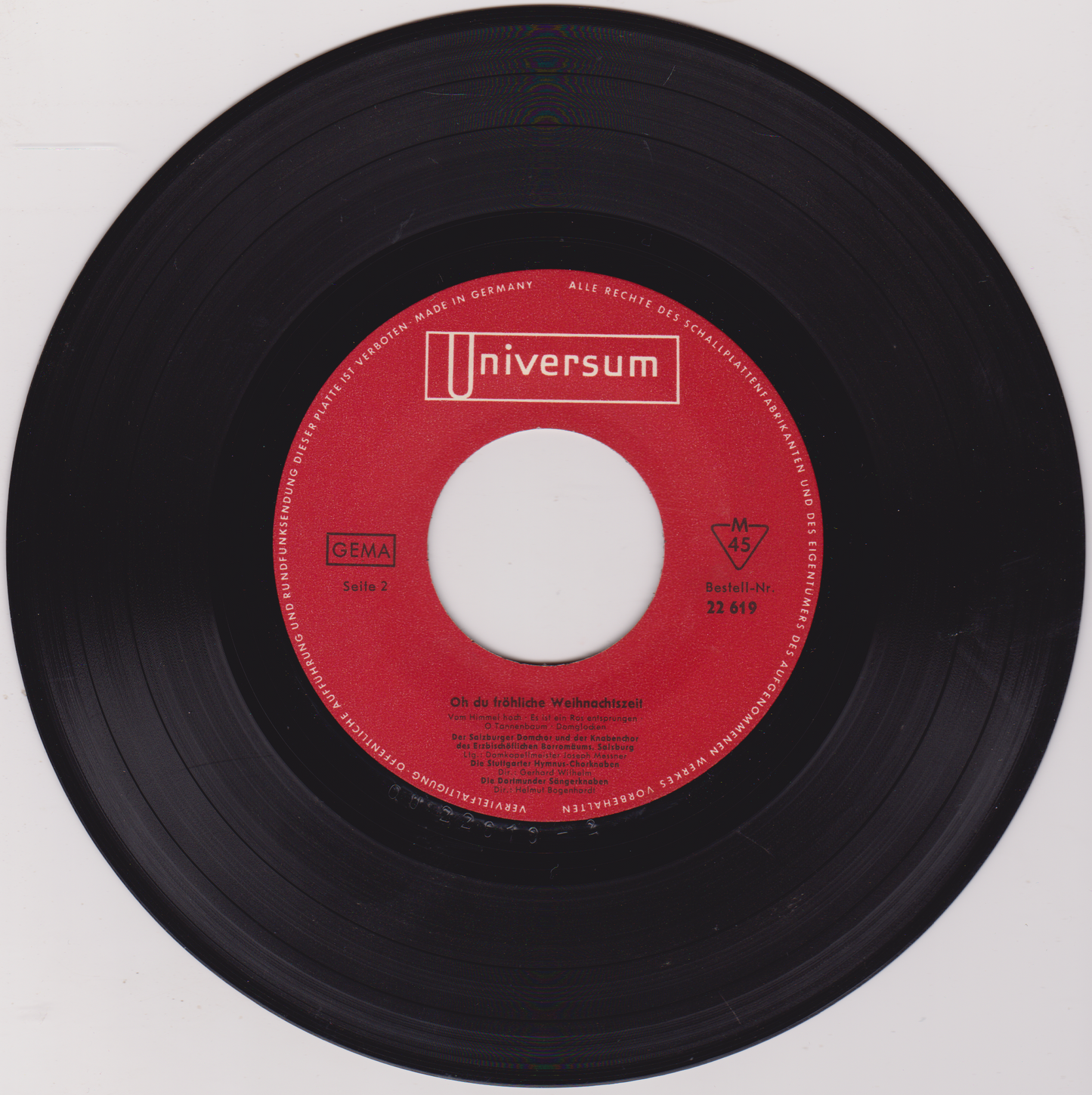 Ludwig van Beethoven, Ernst Gröschel – Sonata Op. 27 No. 2 (Moonlight-Sonata) 7" vinyl EP G+/VG German jukebox