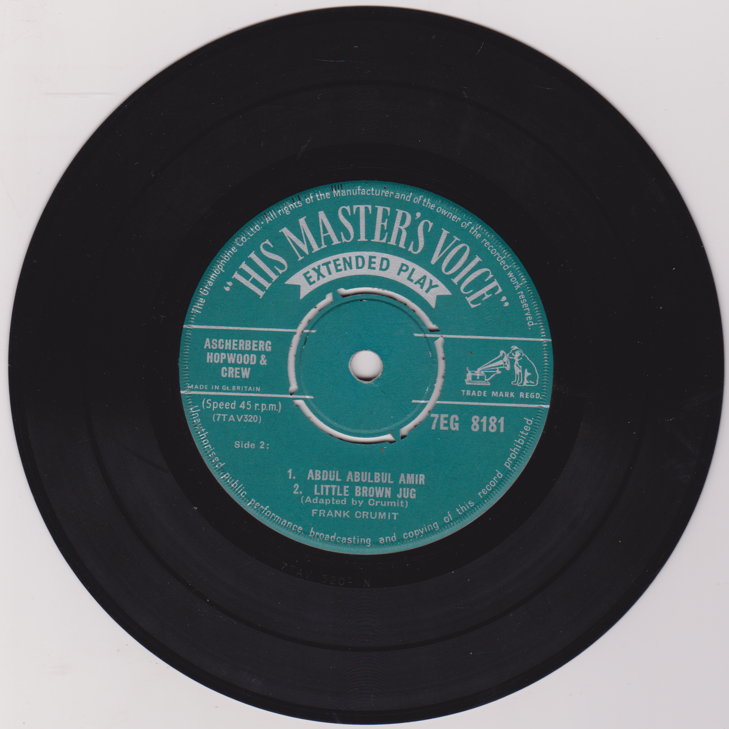 Frank Crumit - The Gay Caballero (HMV 1956) 7” vinyl EP VG/VG