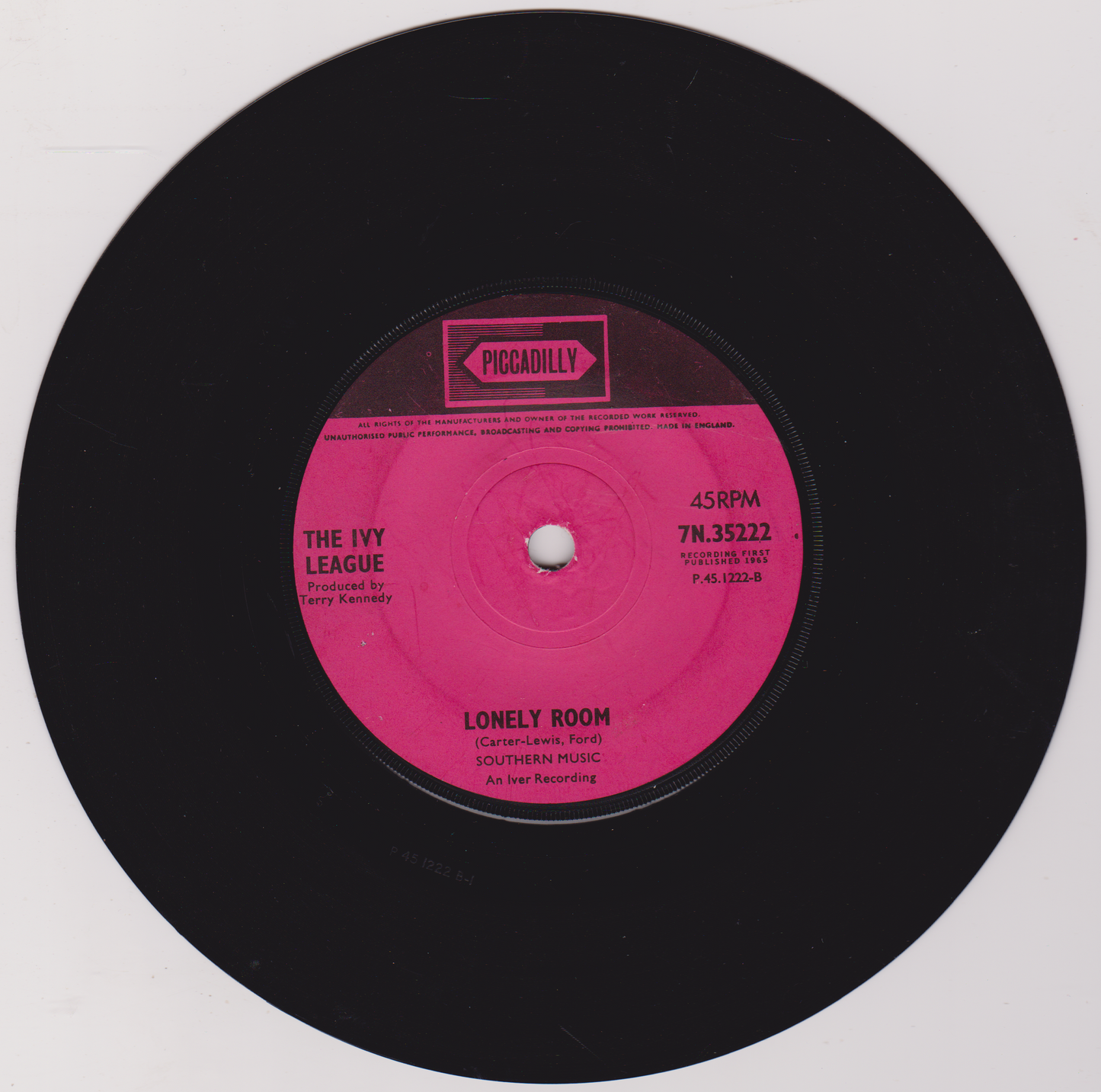 The Ivy League – Funny How Love Can Be (Piccadilly 1965) 7" vinyl single VG/-