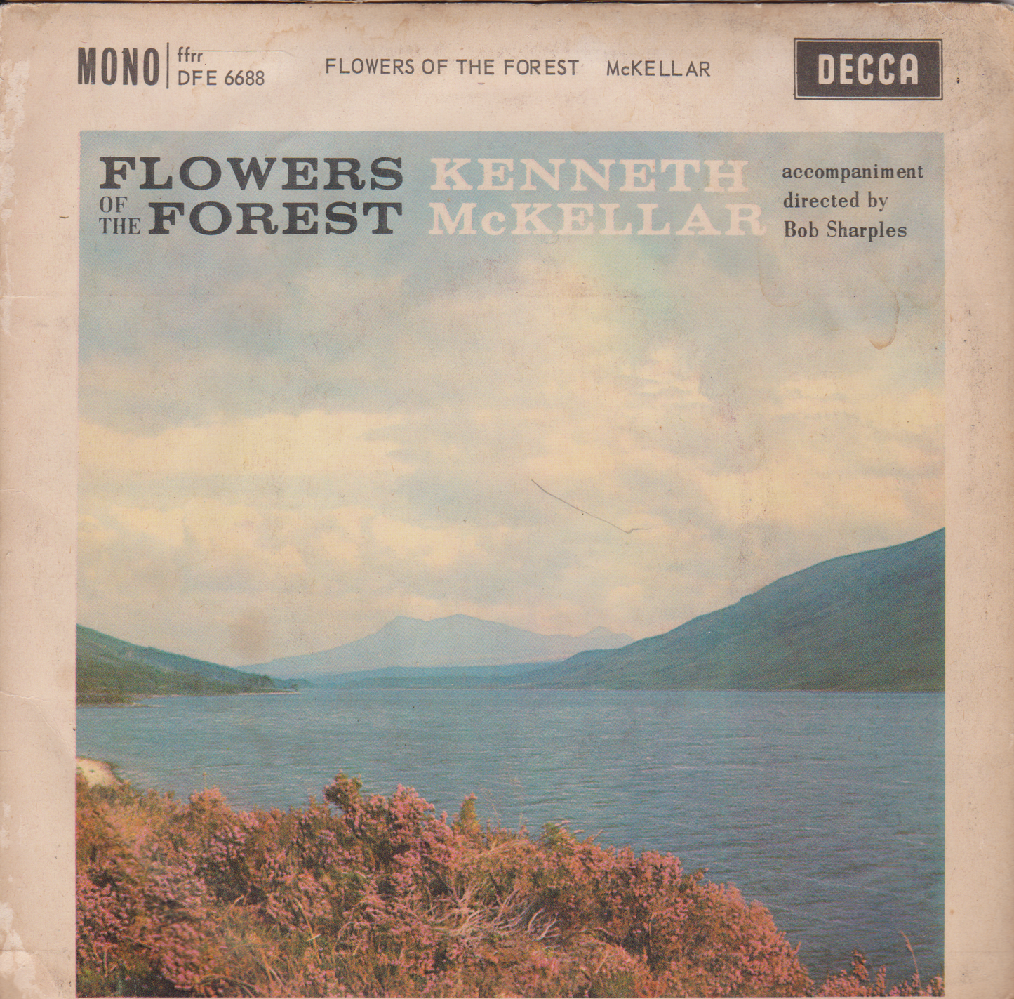 Kenneth McKellar - Flowers Of The Forest (Decca 1961) 7" vinyl EP VG/G