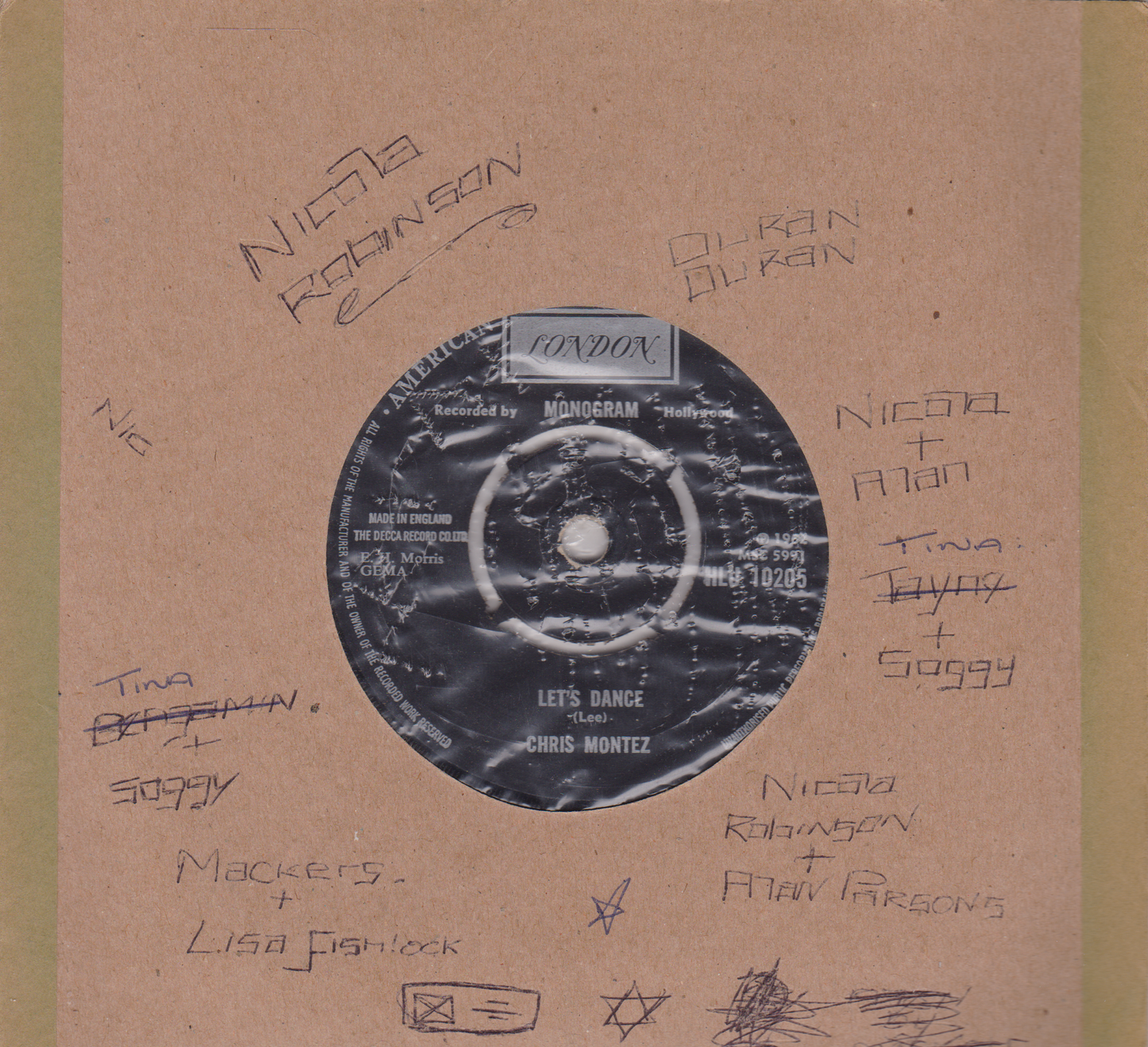 Chris Montez – Let's Dance / Some Kinda Fun (London 1968) 7" vinyl single G+/-