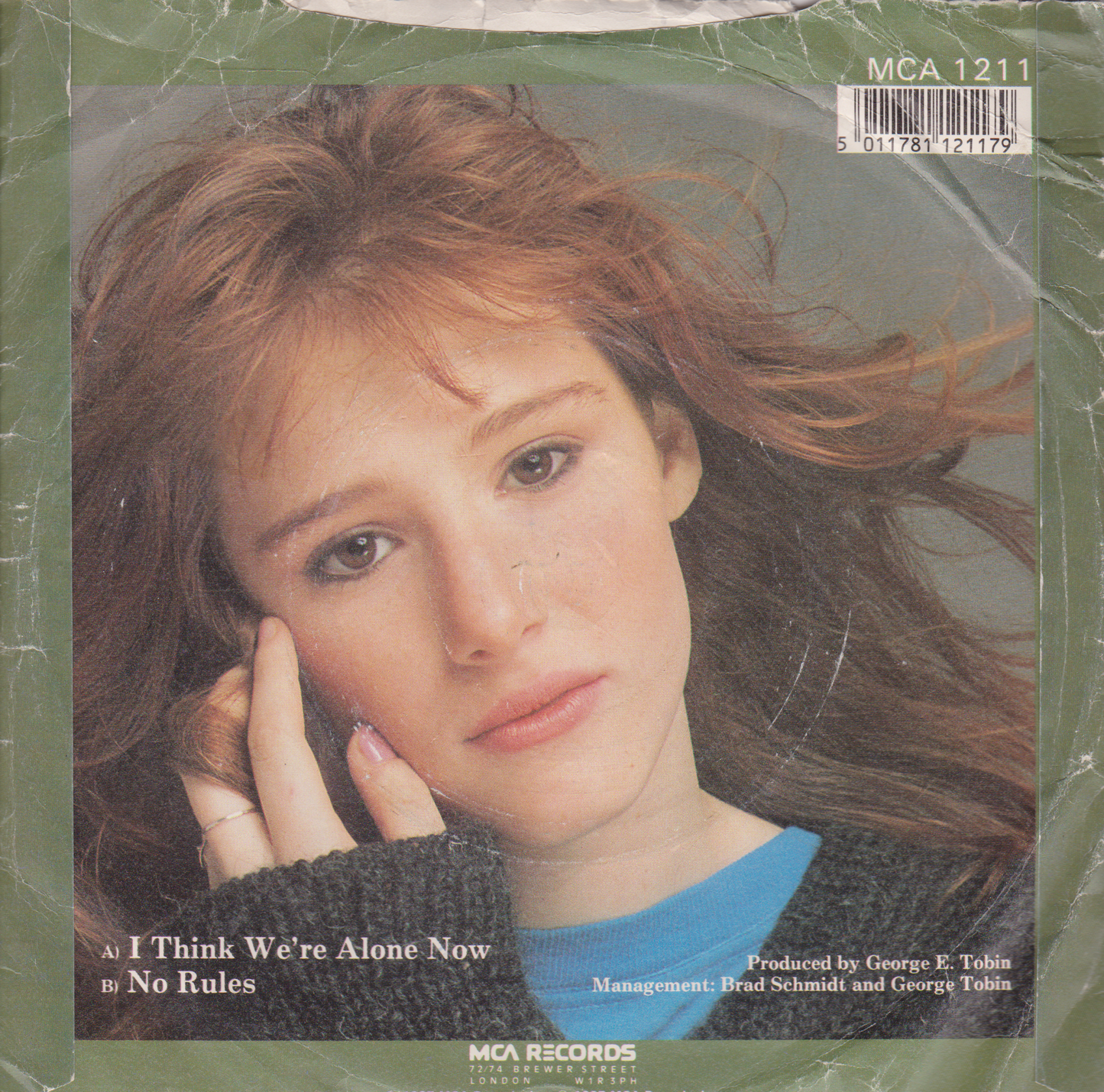 Tiffany – I Think We're Alone Now (MCA 1988) 7" vinyl single VG/G+