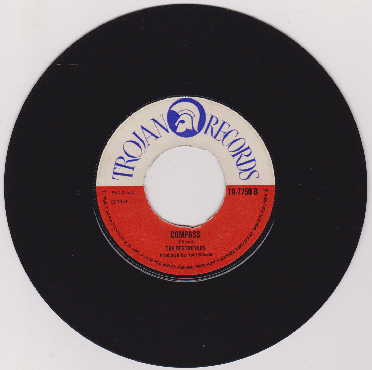 Nicky Thomas - Love Of The Common People (Trojan 1970) 7" vinyl single G+/- jukebox