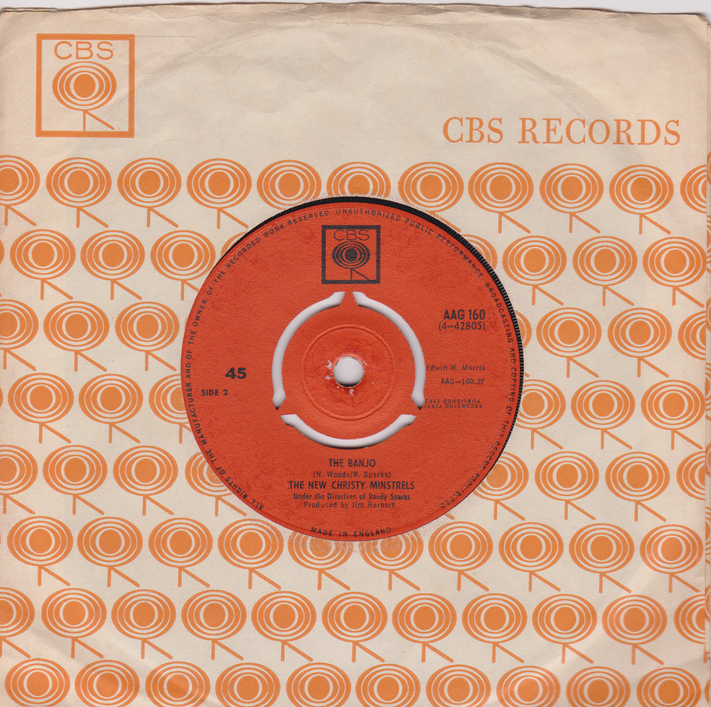 The New Christy Minstrels – Green, Green (CBS 1963) 7" vinyl single VG/VG