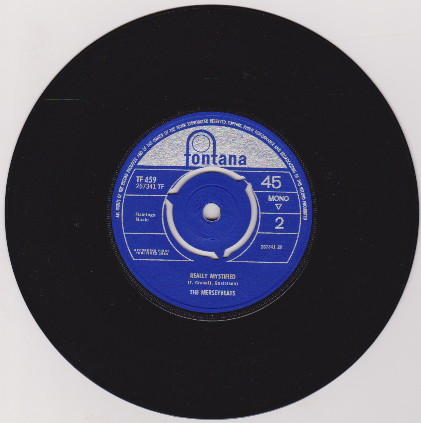 The Merseybeats - Don't Turn Around (Fontana 1964) 7" vinyl single VG/-