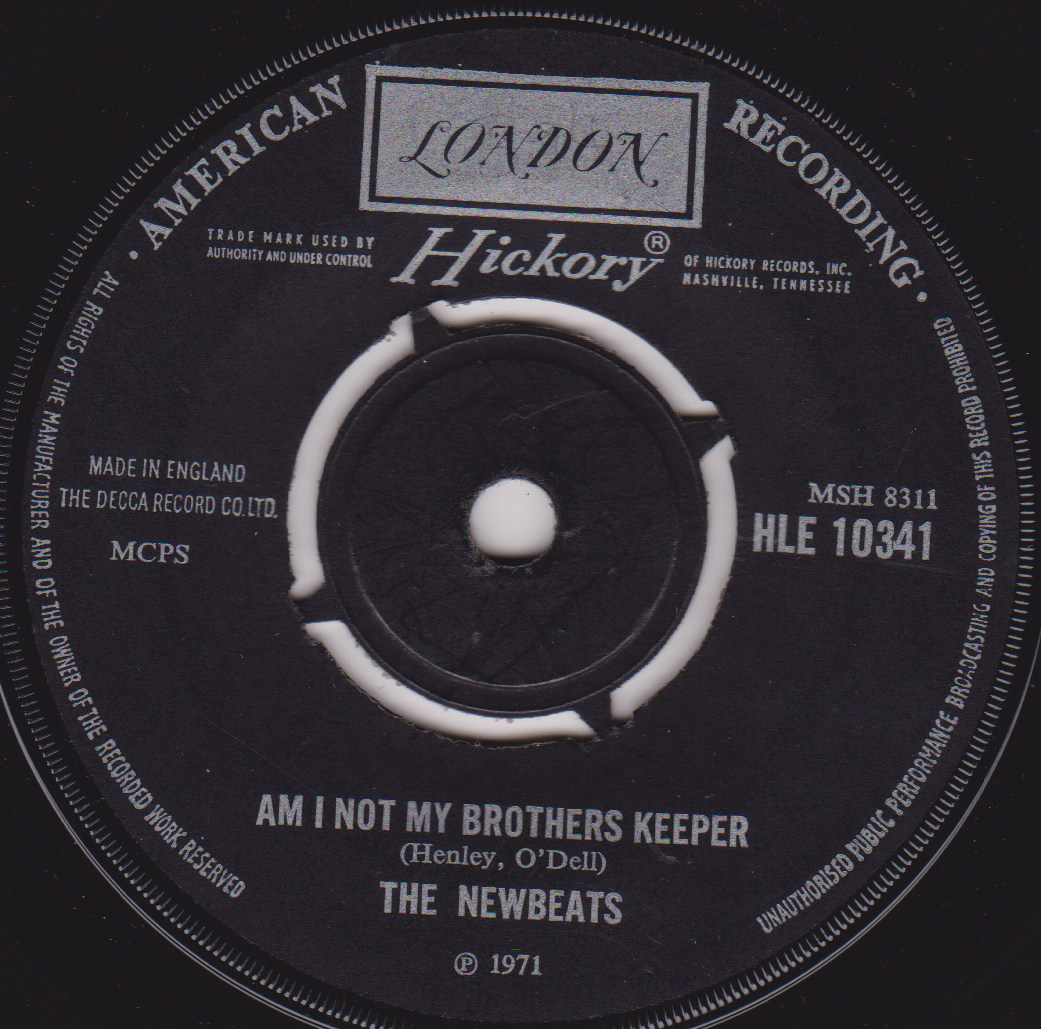 The Newbeats – Run, Baby, Run (Back Into My Arms) (London 1971) 7" vinyl single VG/-