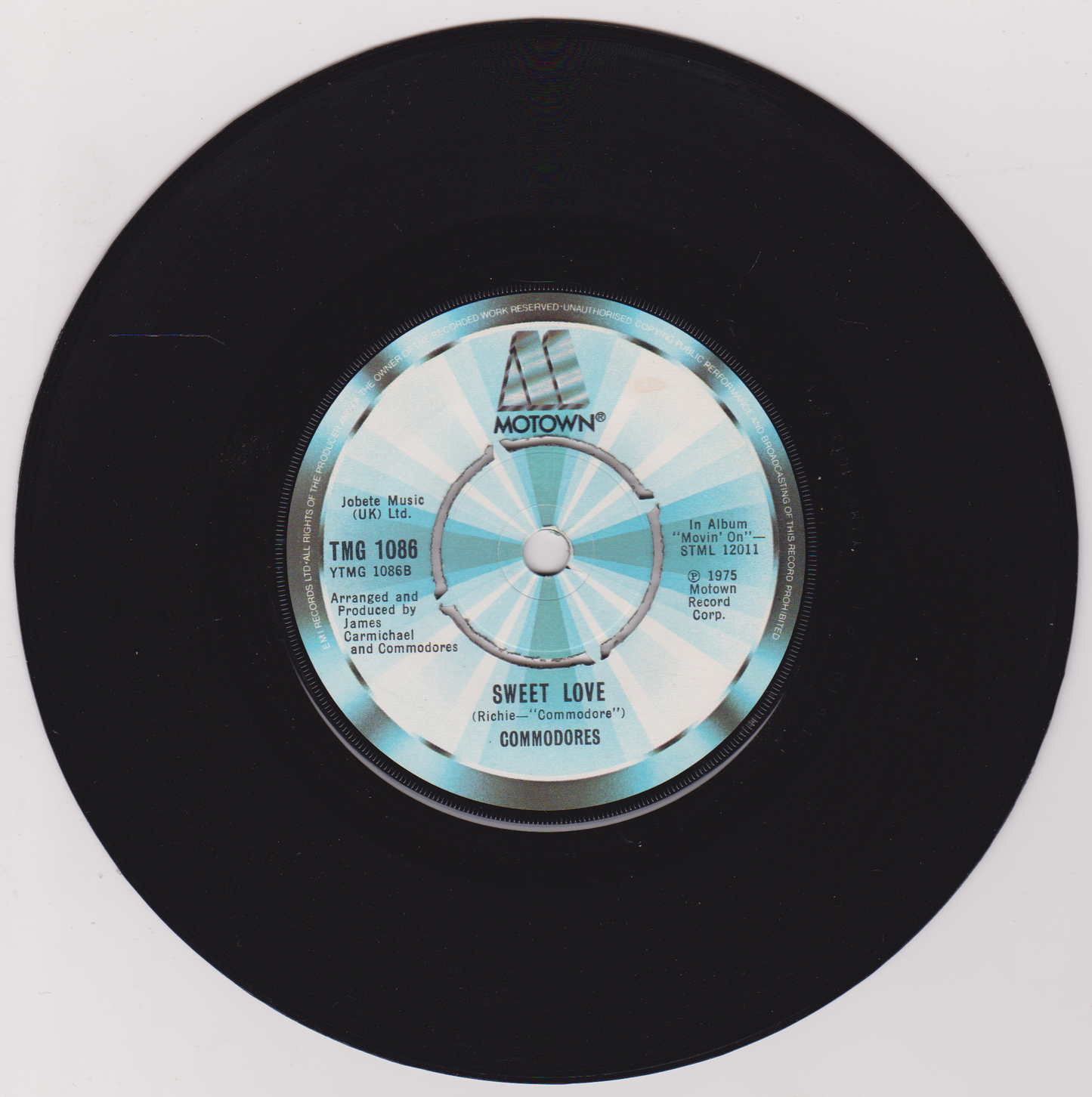 Commodores – Brick House (Motown 1977) 7" vinyl single VG/-