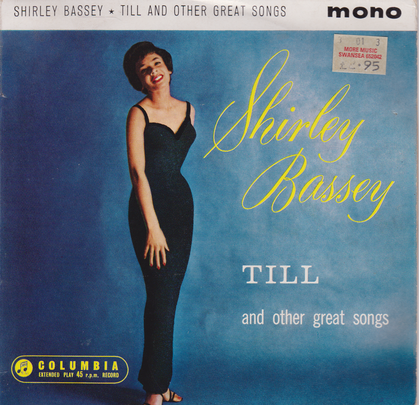 Shirley Bassey - Till - And Other Great Songs (Columbia 1962) 7" vinyl P/S VG/VG