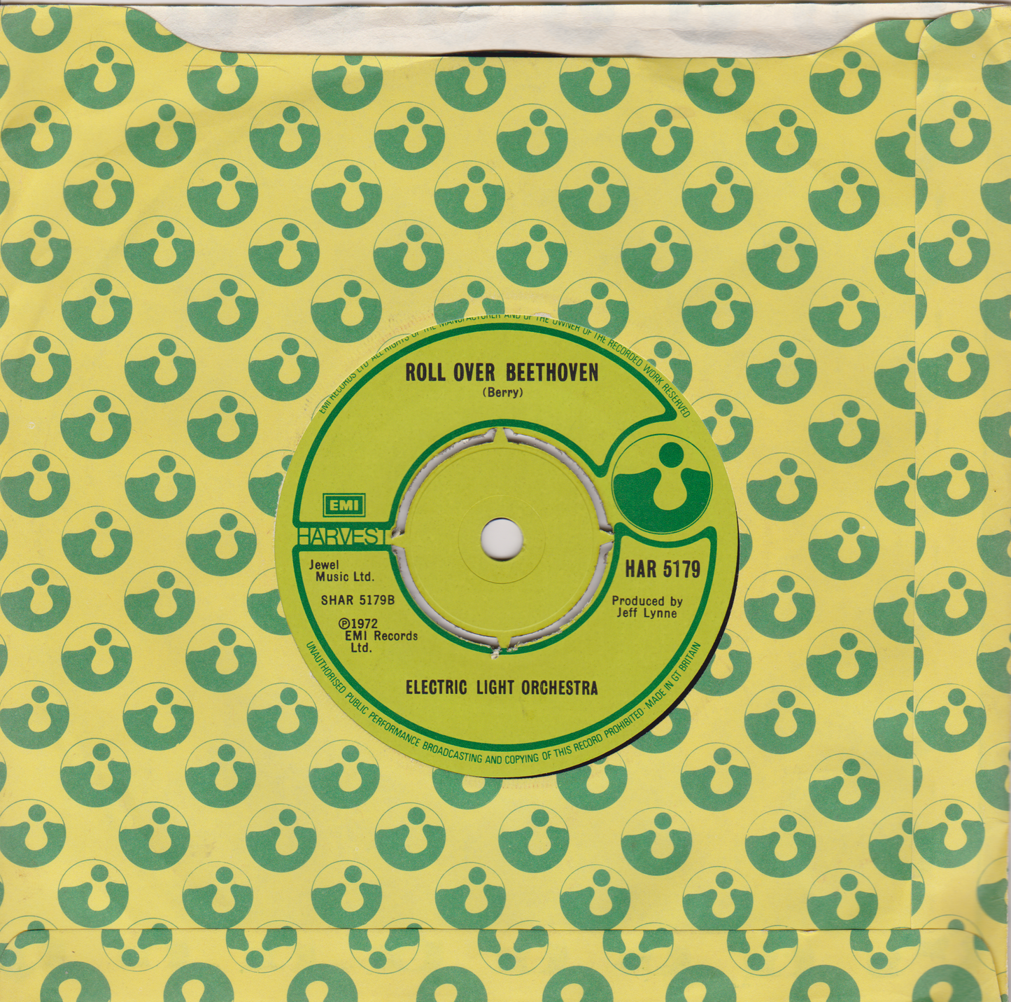 Electric Light Orchestra – Showdown (Harvest 1979) 7" vinyl single VG/VG
