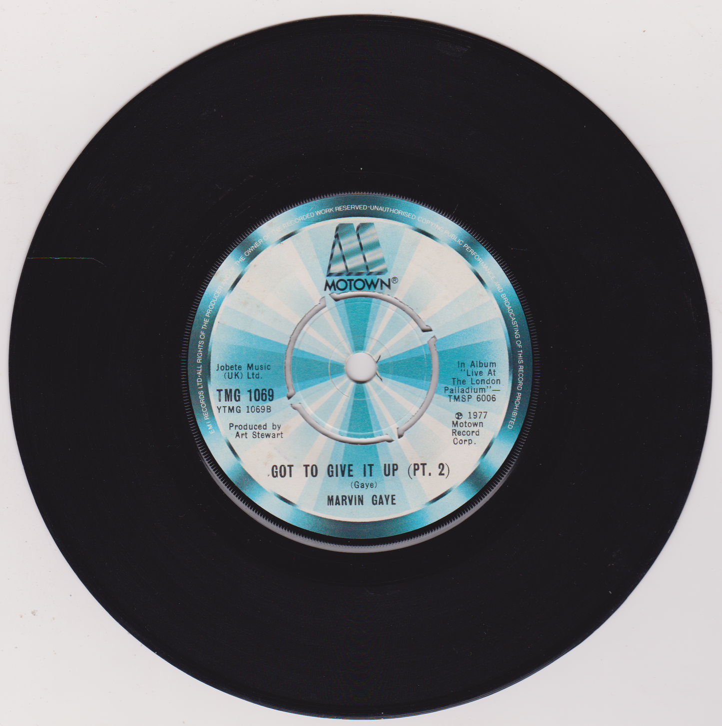 Marvin Gaye – Got To Give It Up (Motown 1977) 7" vinyl single VG/-