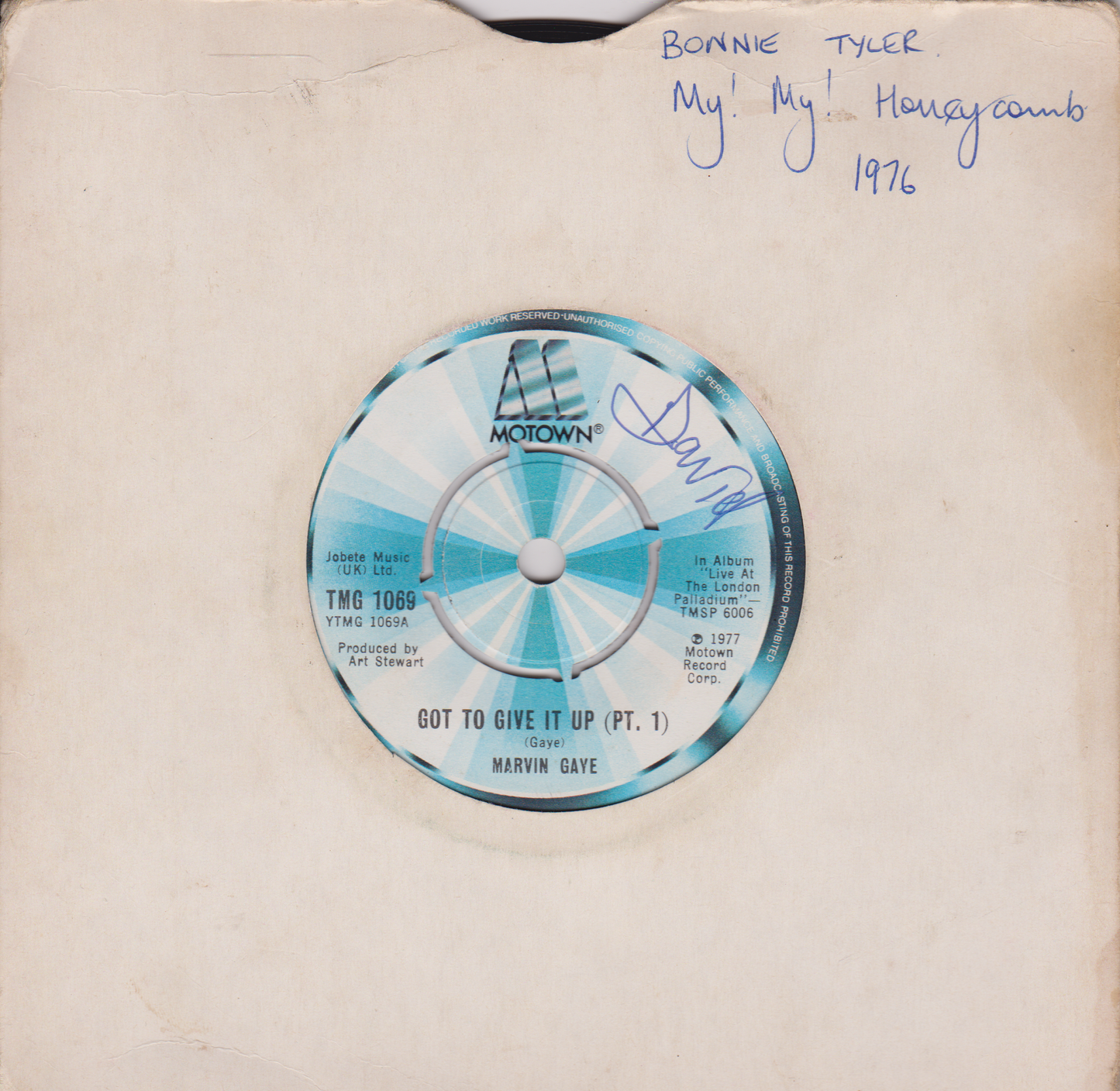 Marvin Gaye – Got To Give It Up (Motown 1977) 7" vinyl single VG/-