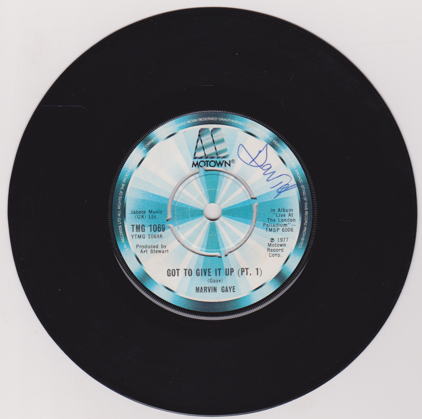 Marvin Gaye – Got To Give It Up (Motown 1977) 7" vinyl single VG/-