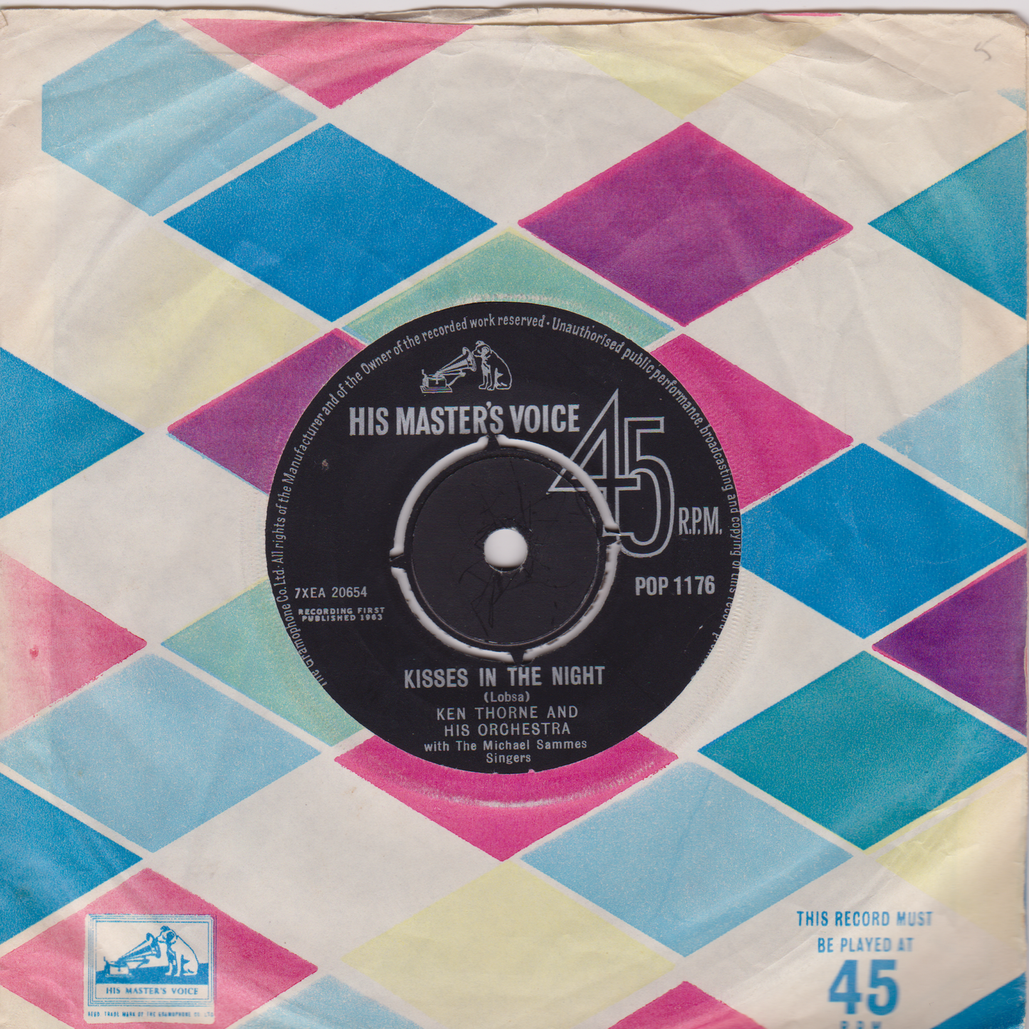 Ken Thorne - Theme From Film "The Legion's Last Patrol" (HMV 1963) 7" vinyl single VG/-