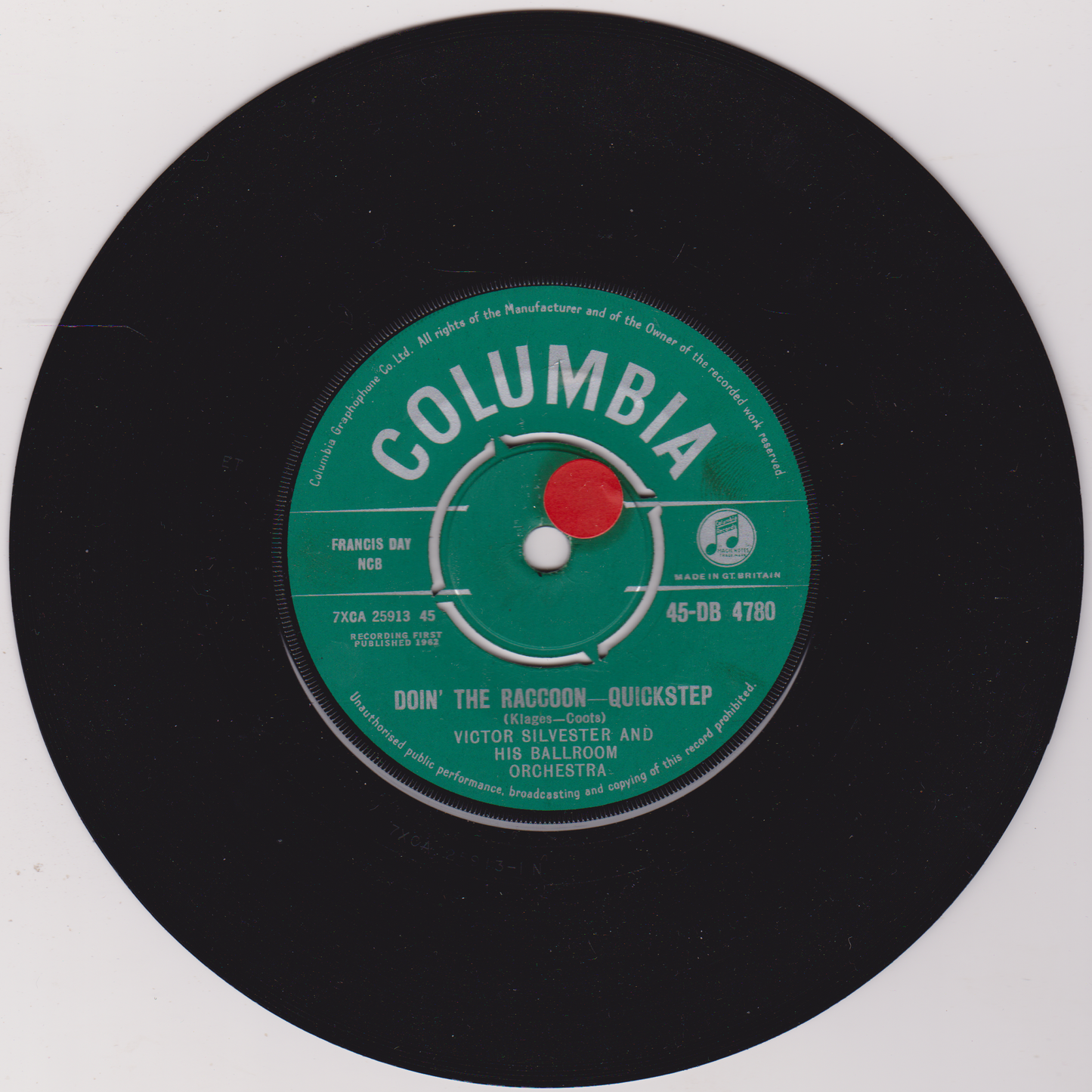 Victor Silvester And His Ballroom Orchestra – Don't Bring Lulu - Quickstep (1962) 7" vinyl single VG/-