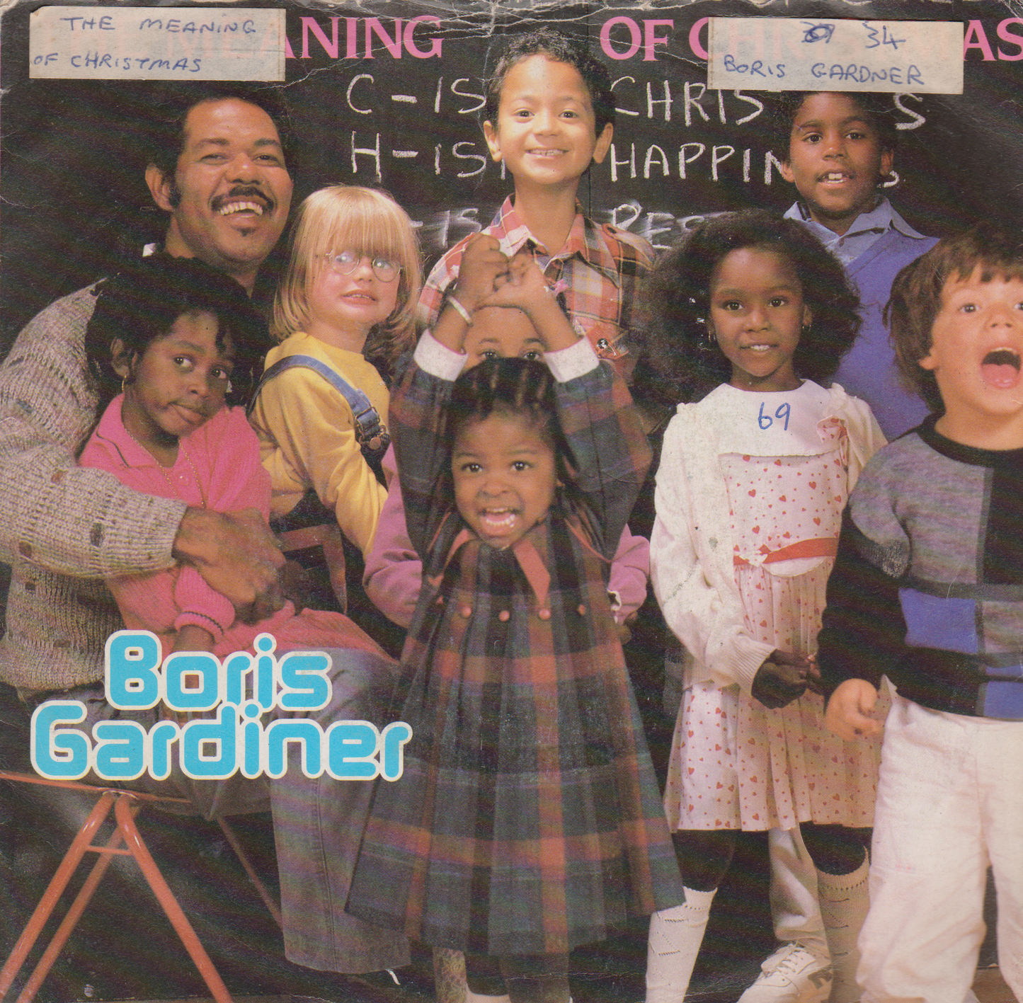 Boris Gardiner – The Meaning Of Christmas (Revue 1986) 7" vinyl P/S single VG/VG
