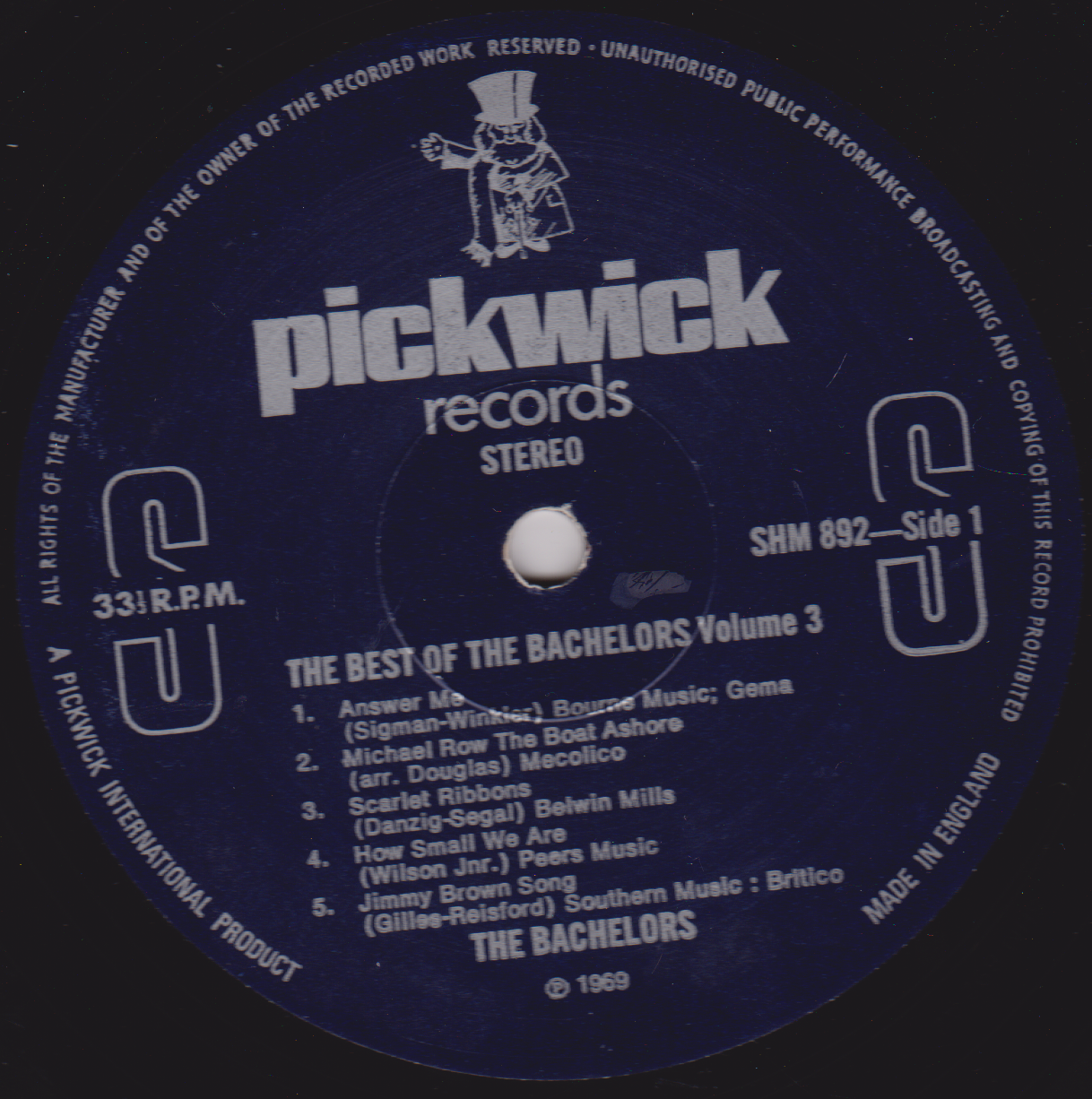 The Bachelors – The Best Of The Bachelors Vol.3 LP
