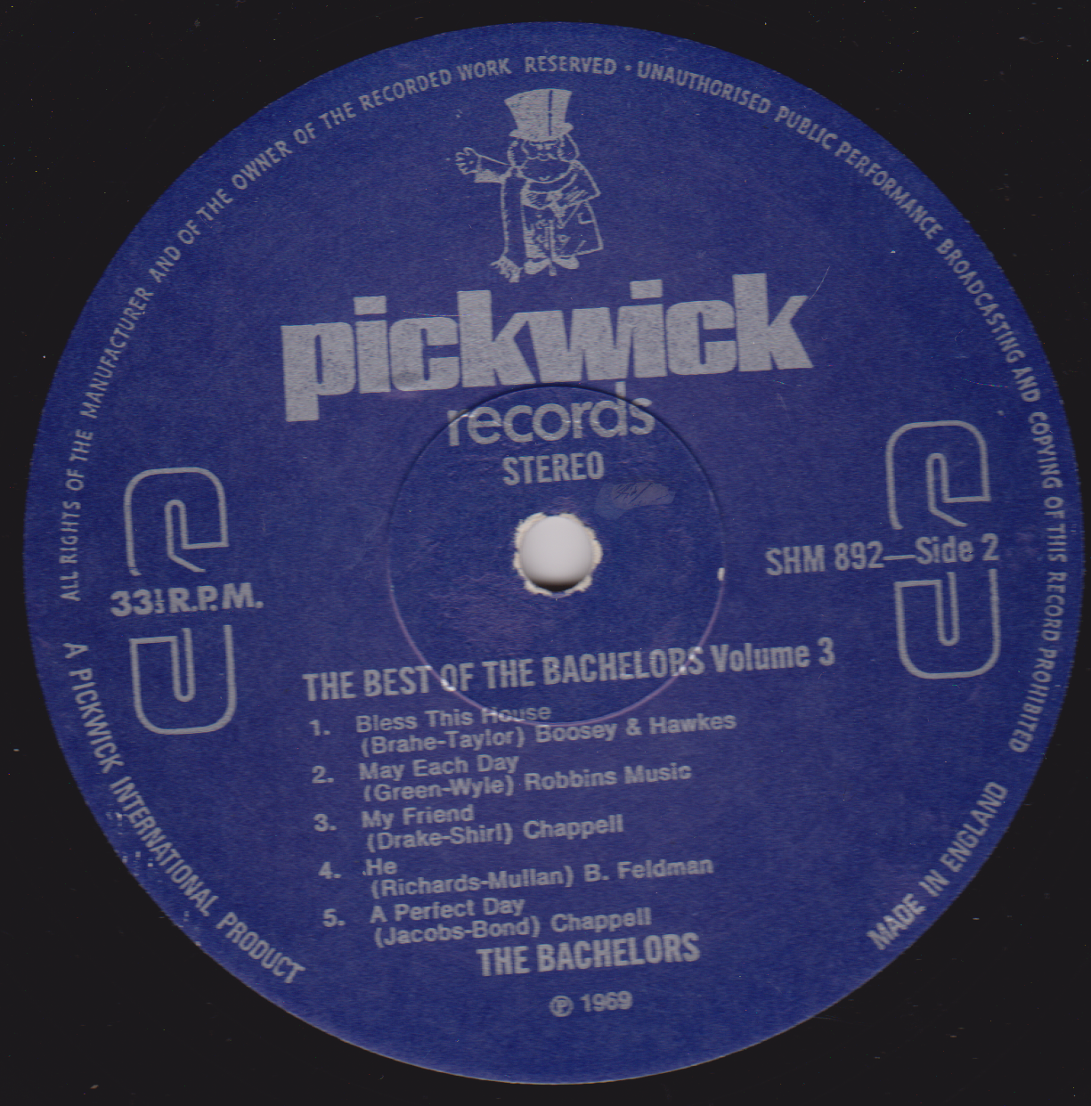 The Bachelors – The Best Of The Bachelors Vol.3 LP