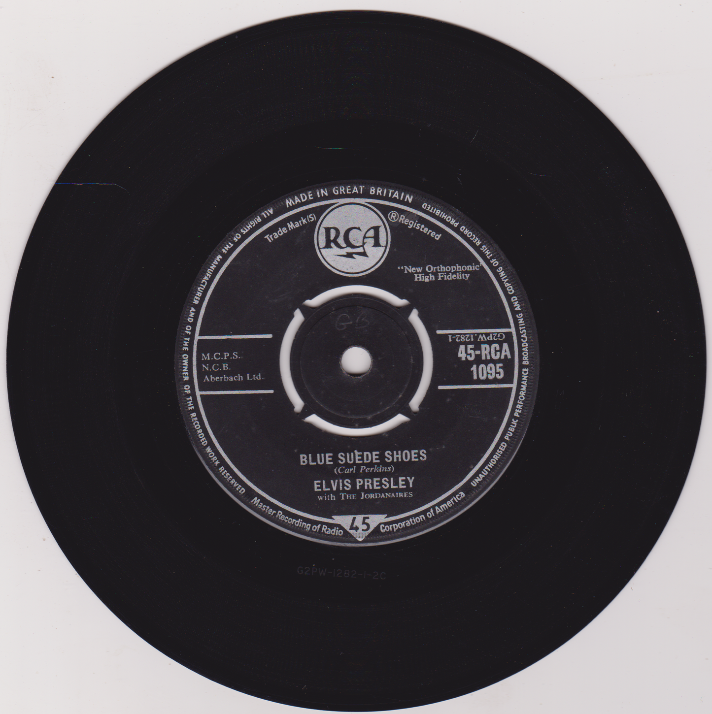 Elvis Presley - Hound Dog (RCA 1961) 7" vinyl single VG/VG RE