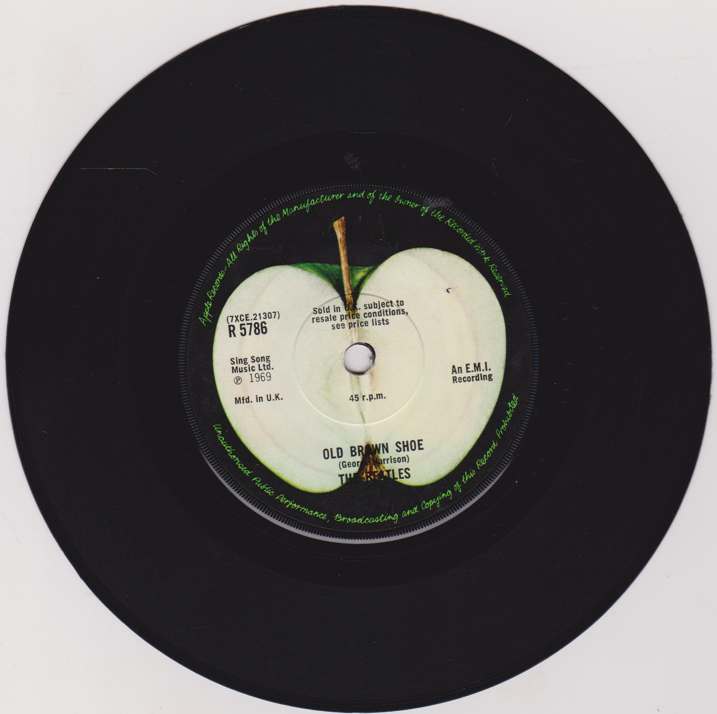 The Beatles - The Ballad Of John And Yoko (Apple 1969) 7" vinyl single G+/-
