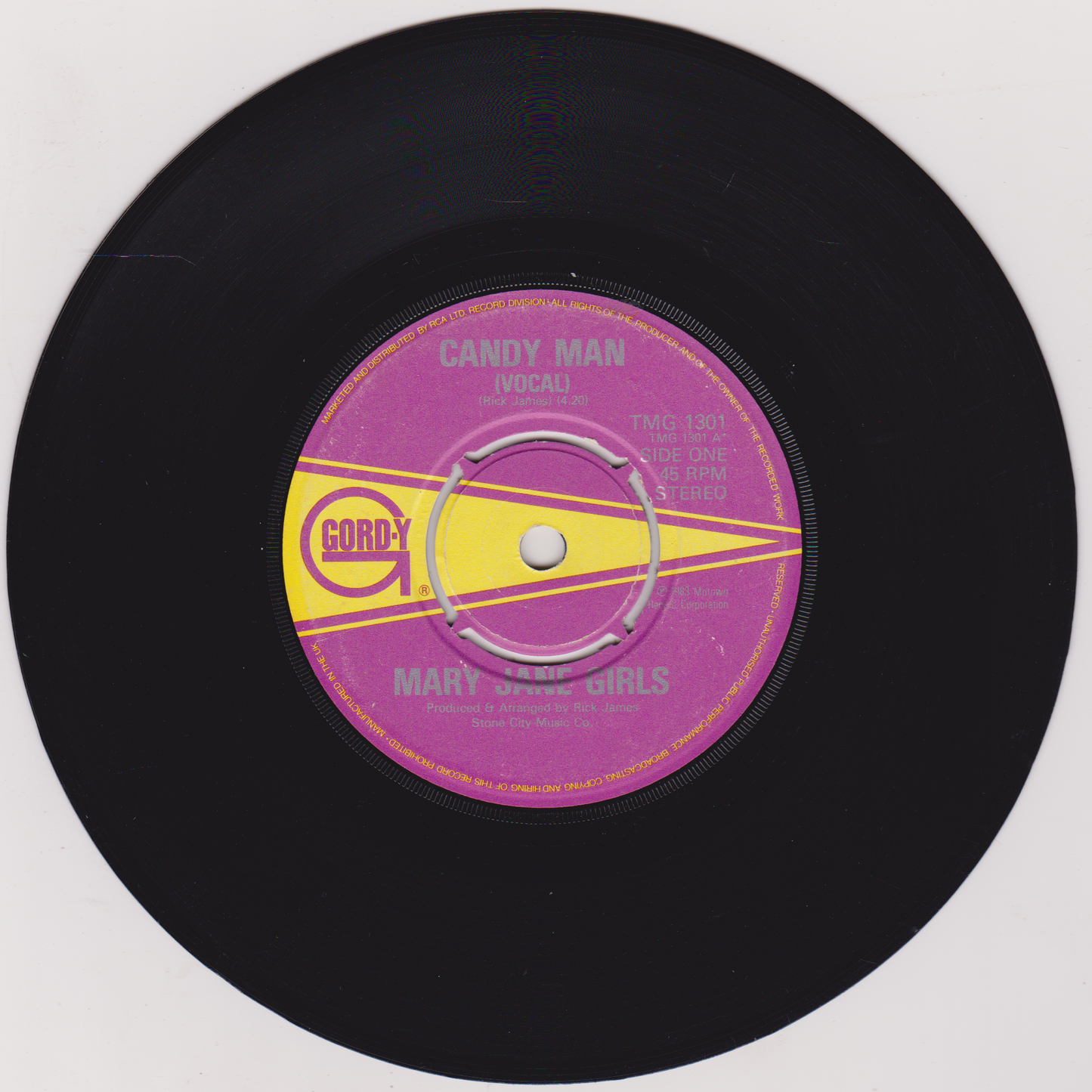 Mary Jane Girls – Candy Man (Gordy 1983) 7" vinyl single VG/-
