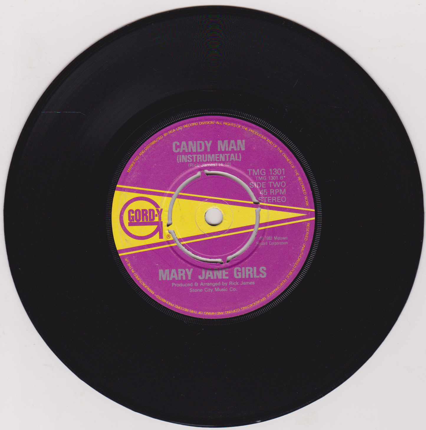 Mary Jane Girls – Candy Man (Gordy 1983) 7" vinyl single VG/-