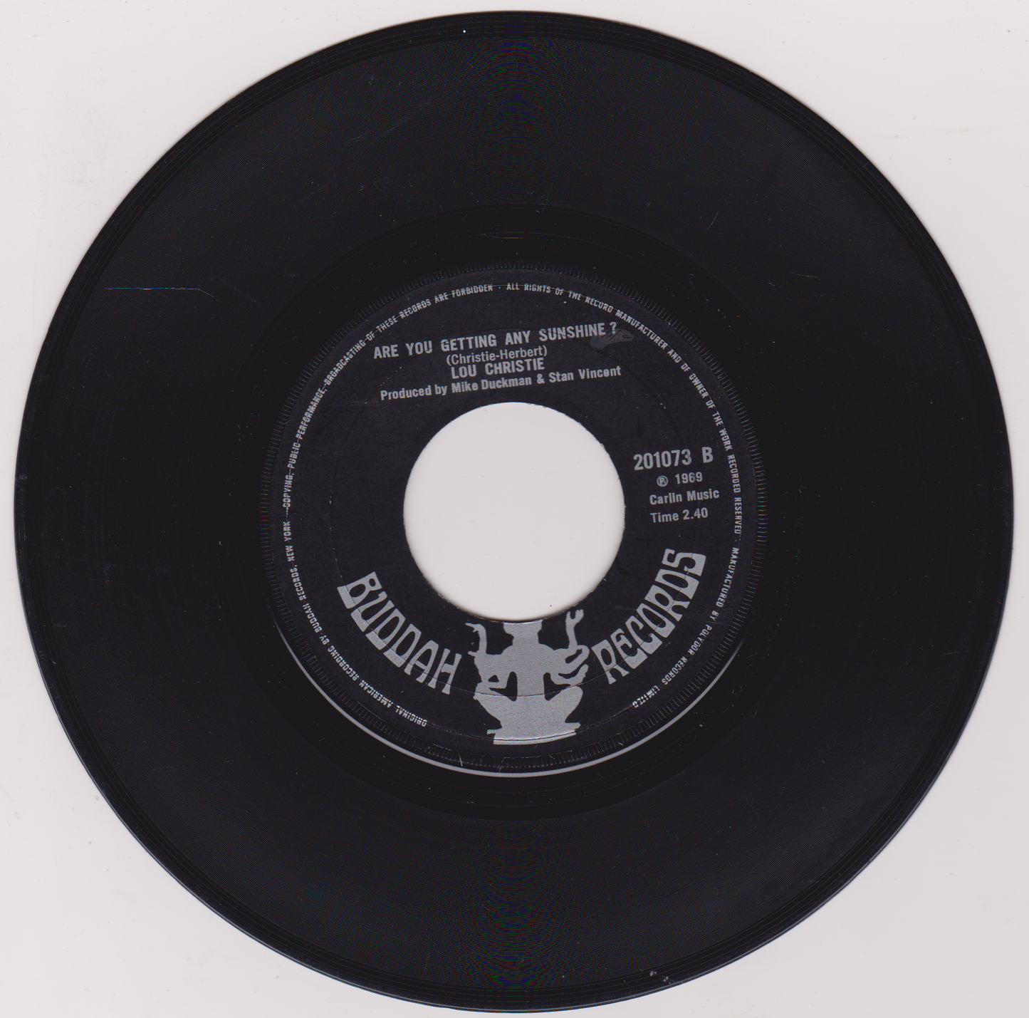 Lou Christie – She Sold Me Magic (Buddah 1969) 7" vinyl single VG/- jukebox
