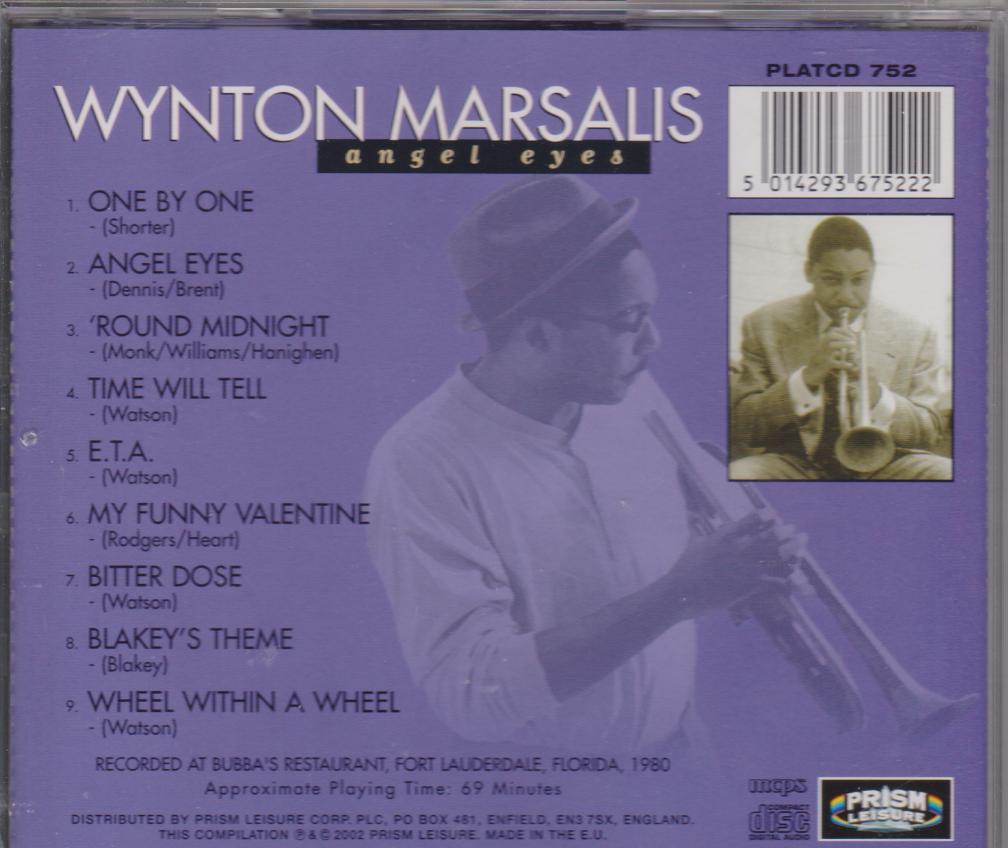 Wynton Marsalis – Angel Eyes (Prism 2001) CD compilation album