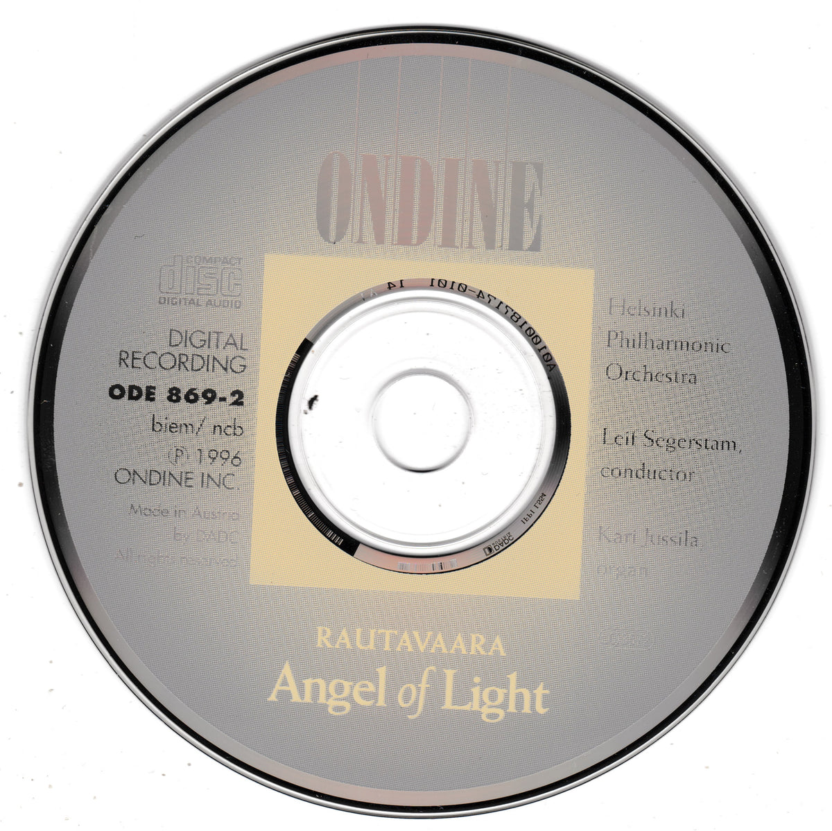 Rautavaara – Angel Of Light (Ondine 1996) CD album