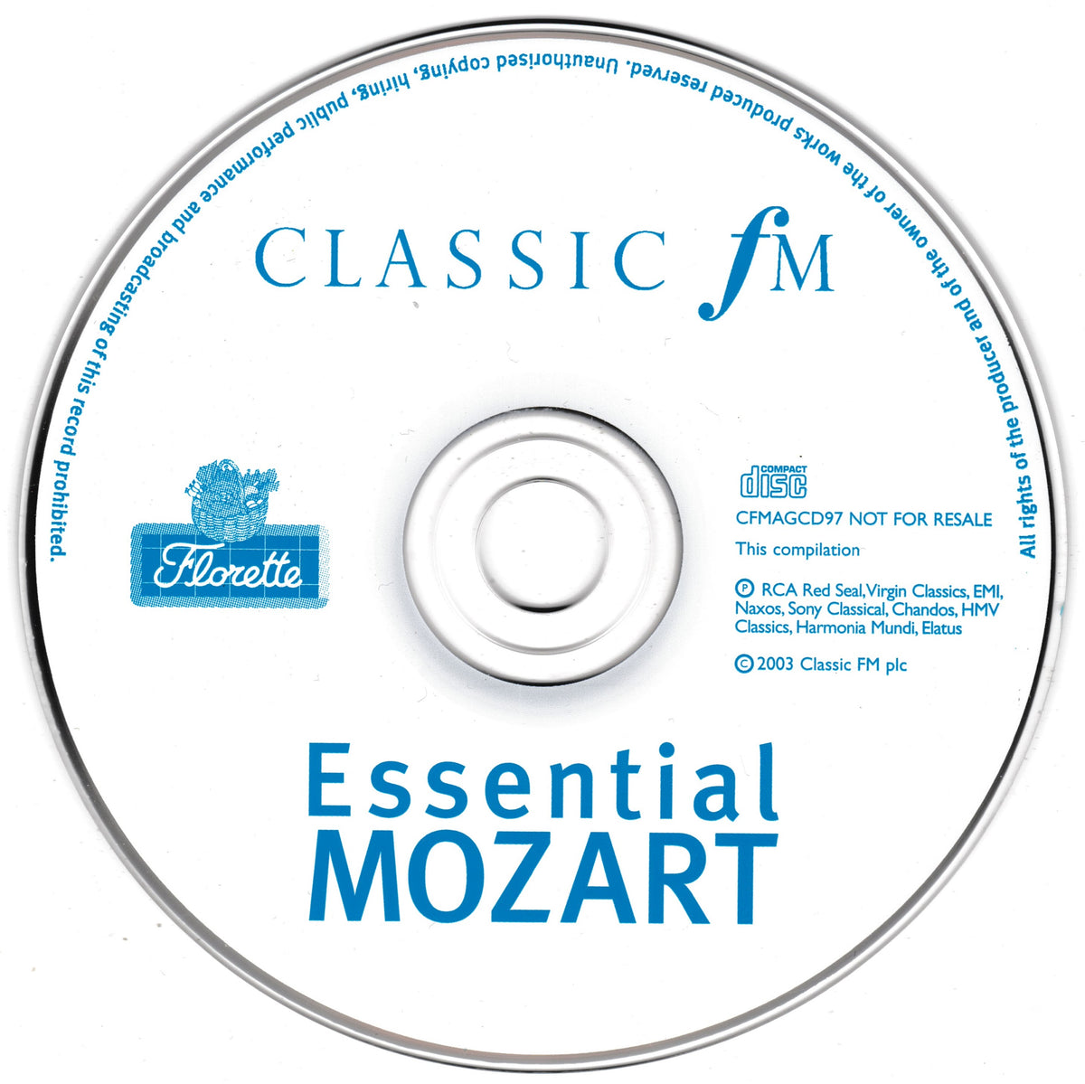 Various – Essential Mozart (Classic FM 2003) CD album