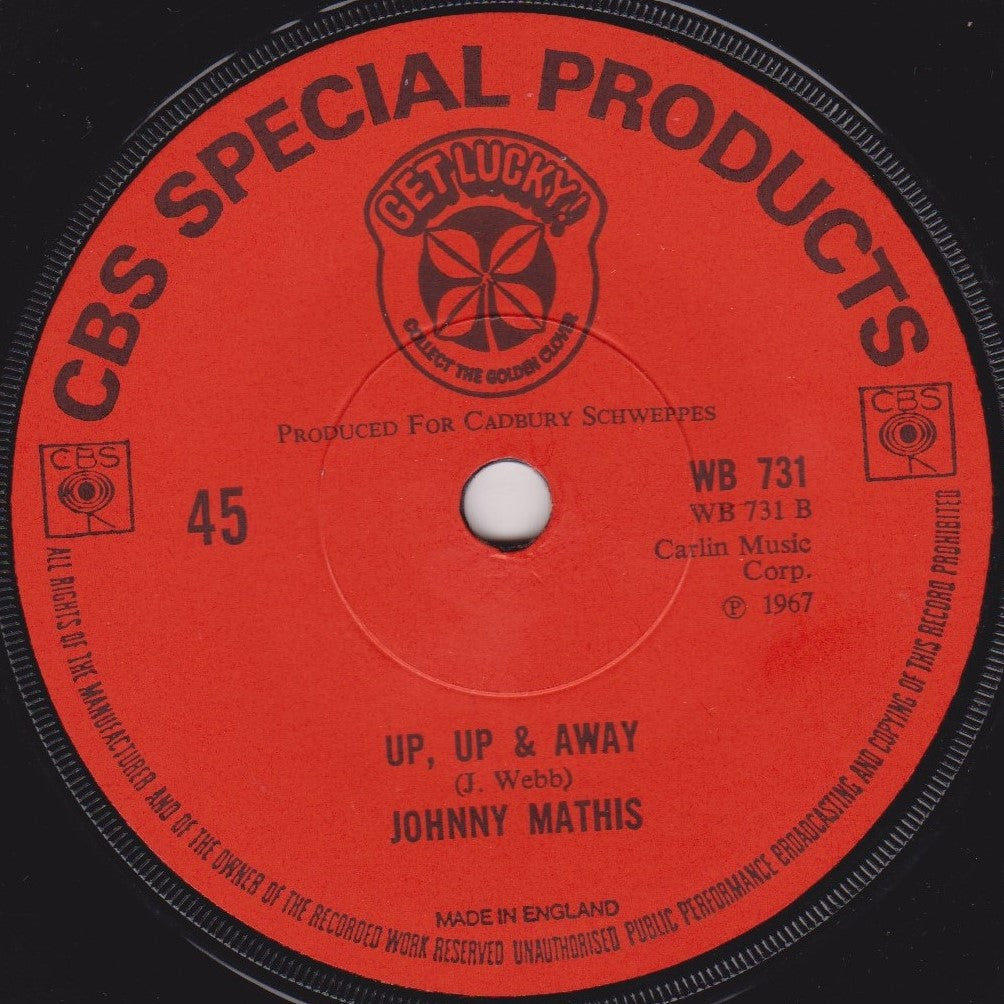 Aretha Franklin / Johnny Mathis – Mocking Bird / Up, Up & Away 7" vinyl single VG/-