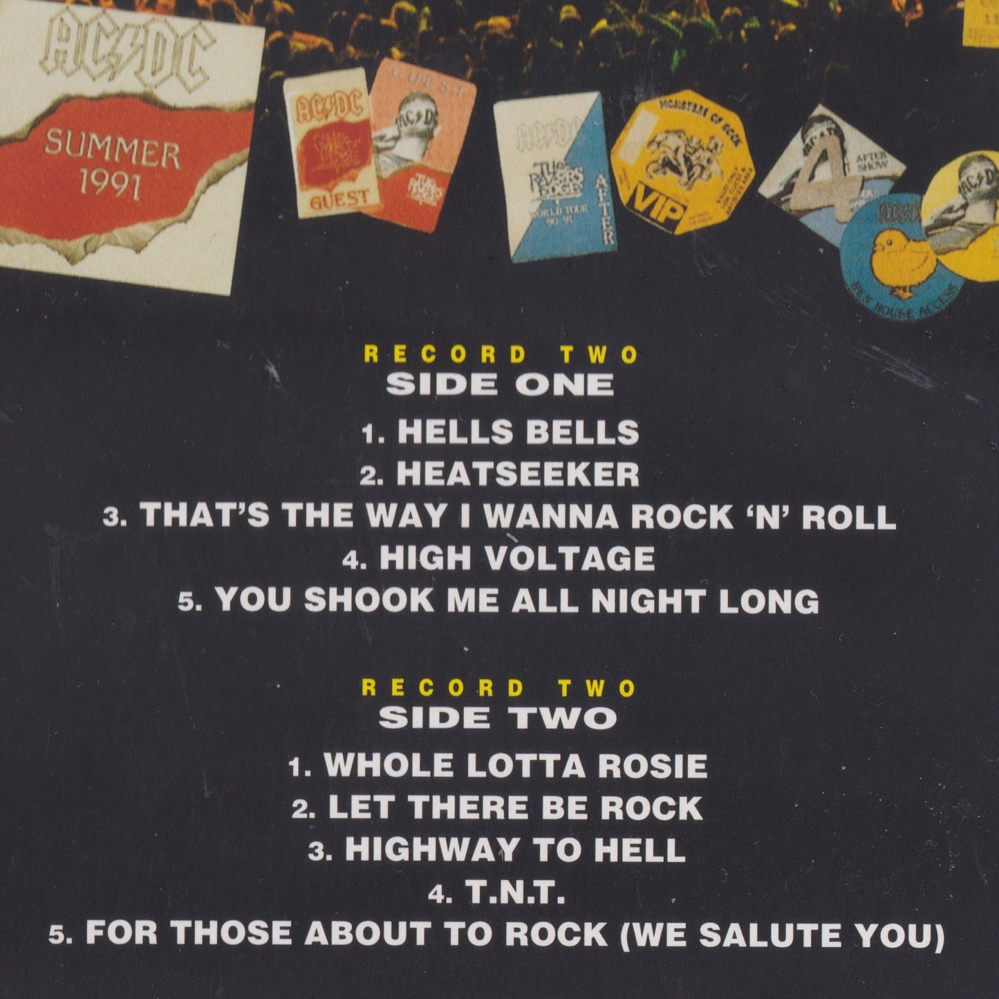 AC/DC – Live (Columbia 2009) 2x12" vinyl LP New