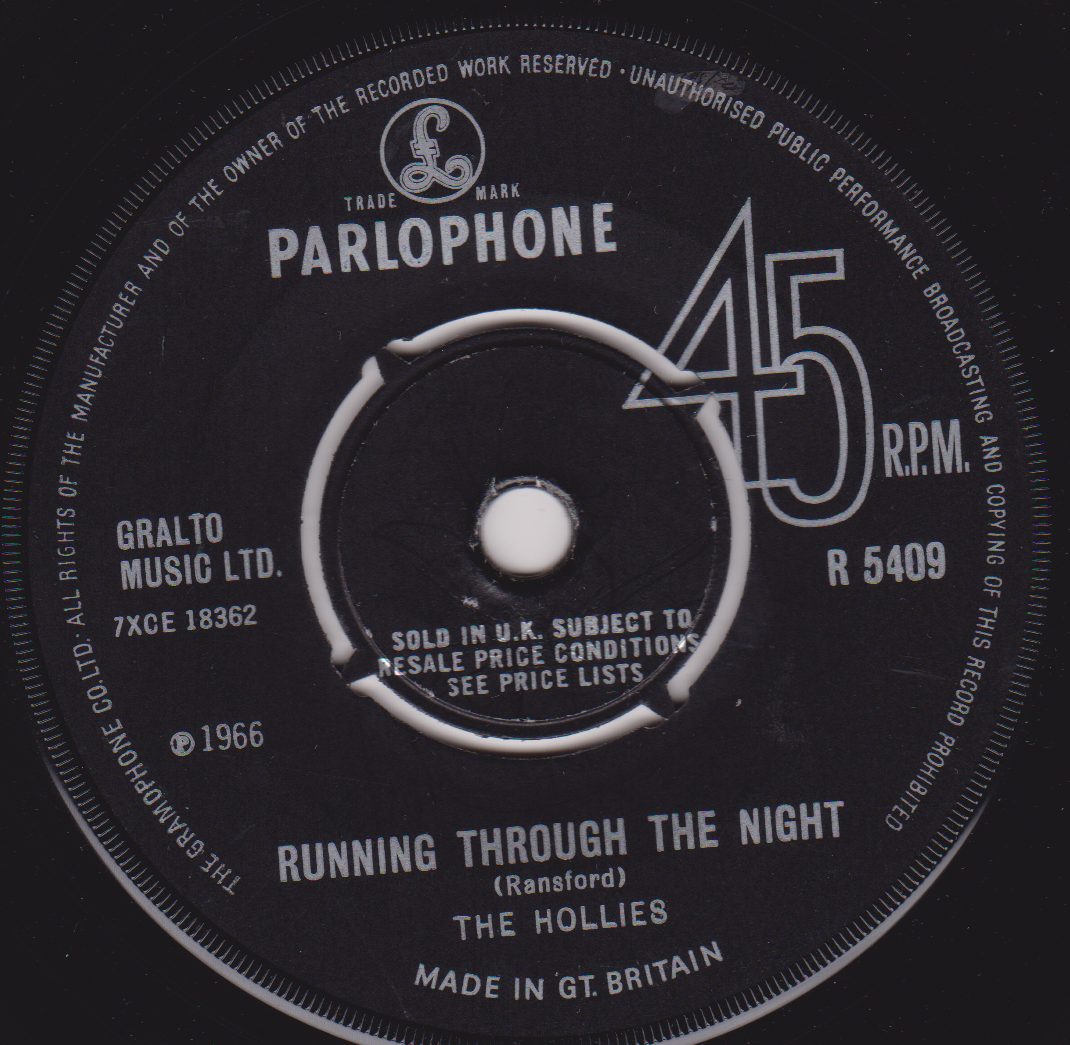 The Hollies – I Can't Let Go (Parlophone 1966) 7" vinyl single VG/-