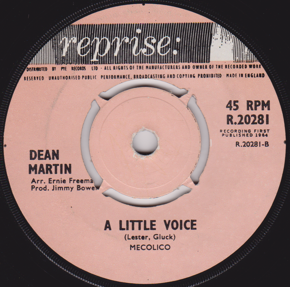 Dean Martin – Everybody Loves Somebody (Reprise 1964) 7" vinyl single VG/-