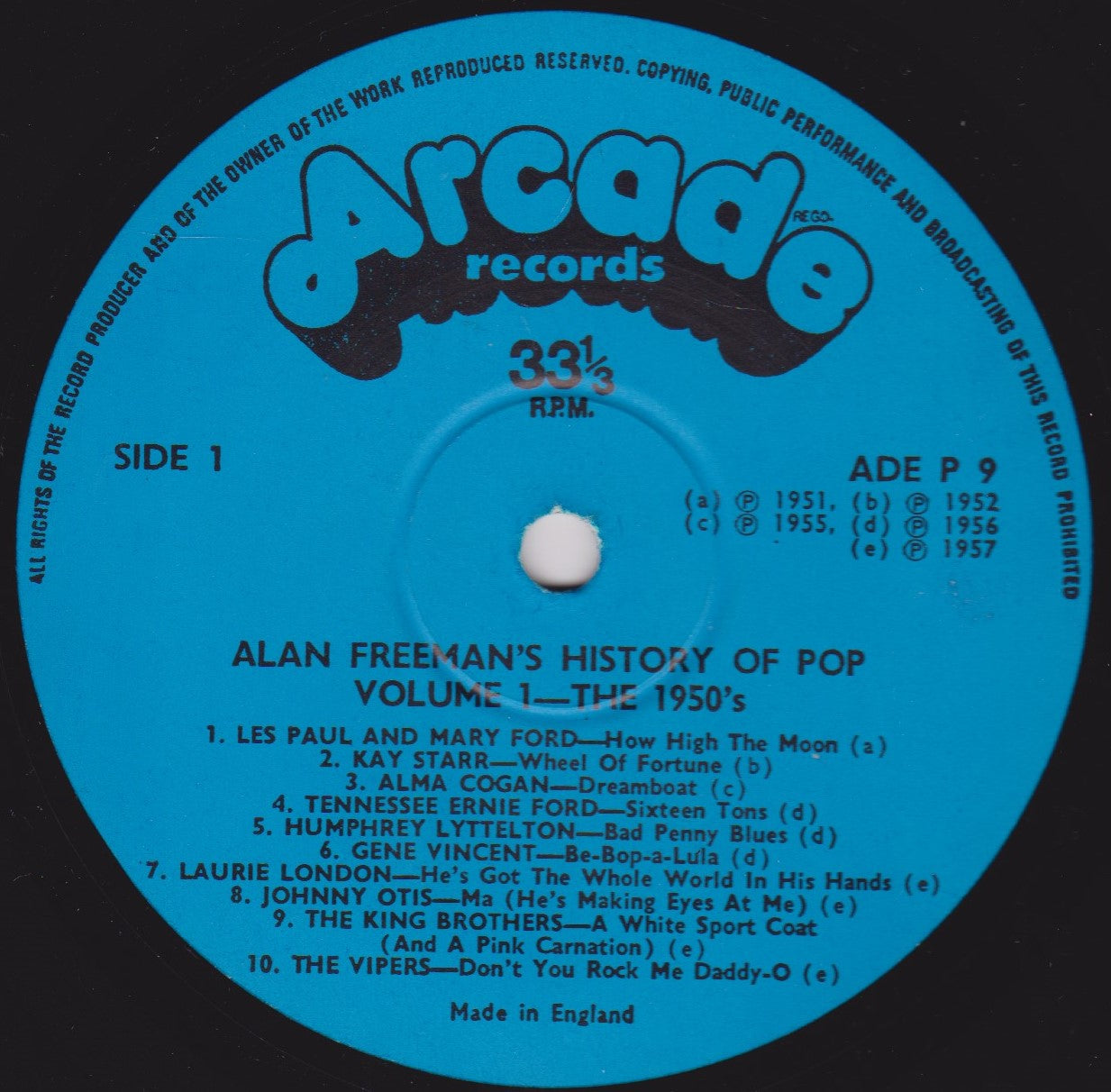 Various – Alan Freeman's History Of Pop - 40 Famous Hits That Made Pop History 2x12" vinyl LP VG/G+