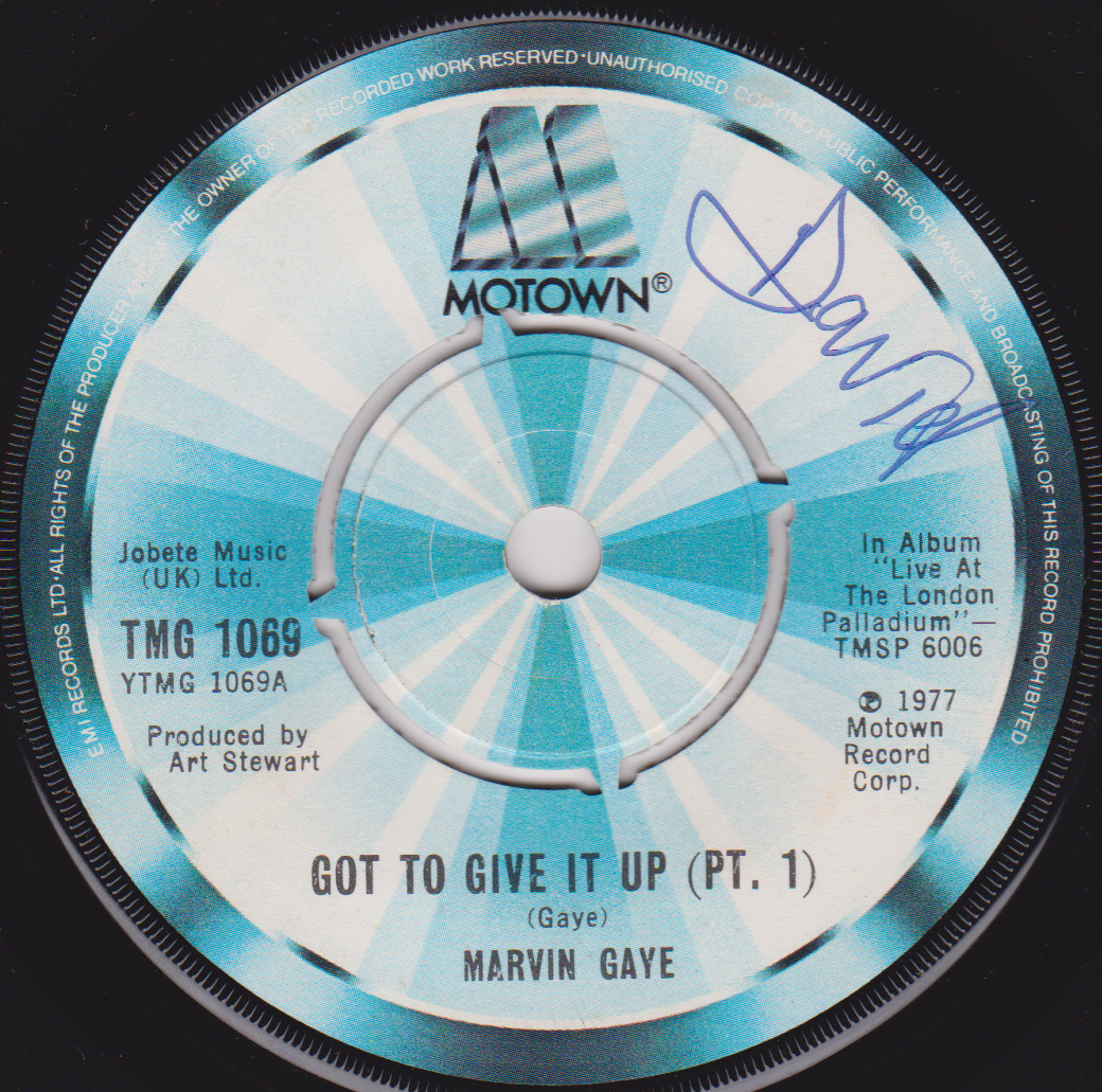 Marvin Gaye – Got To Give It Up (Motown 1977) 7" vinyl single VG/-