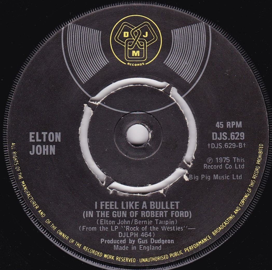Elton John – Grow Some Funk Of Your Own (DJM 1976) 7" vinyl single G+/-