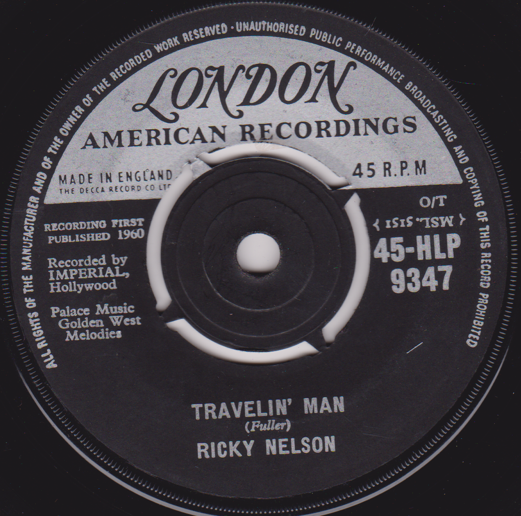 Ricky Nelson – Hello Marylou Goodbye Heart (London 1961) 7" vinyl single VG/-
