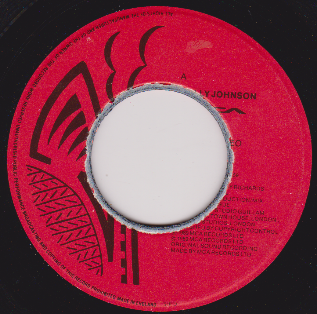 Holly Johnson – Love Train (MCA 1989) 7" vinyl single VG/- jukebox centre