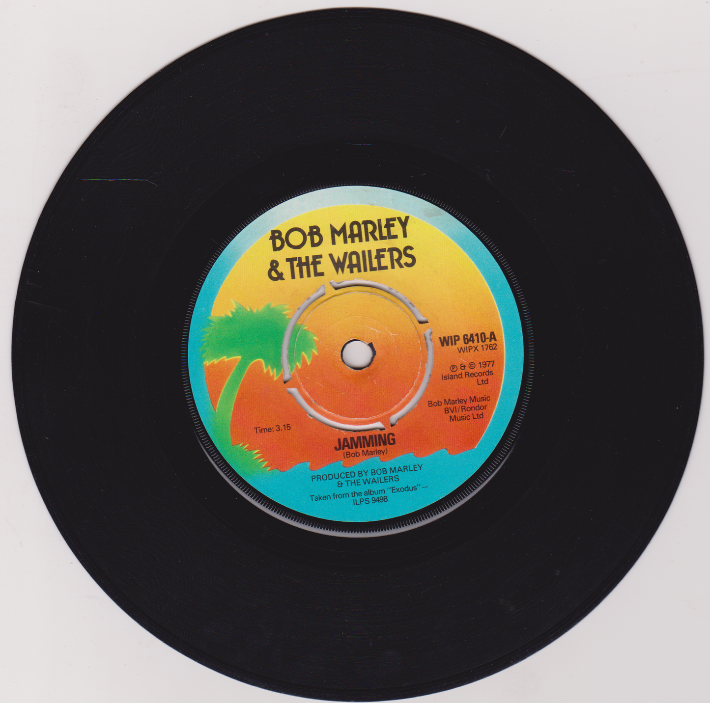 Bob Marley & The Wailers – Jamming (Island 1977) 7" vinyl single G+-