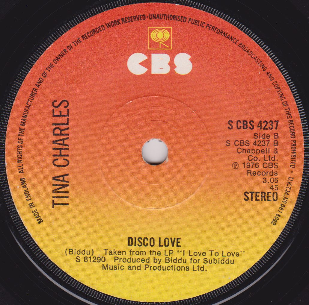 Tina Charles – Love Me Like A Lover (CBS 1976) 7" vinyl single G/-