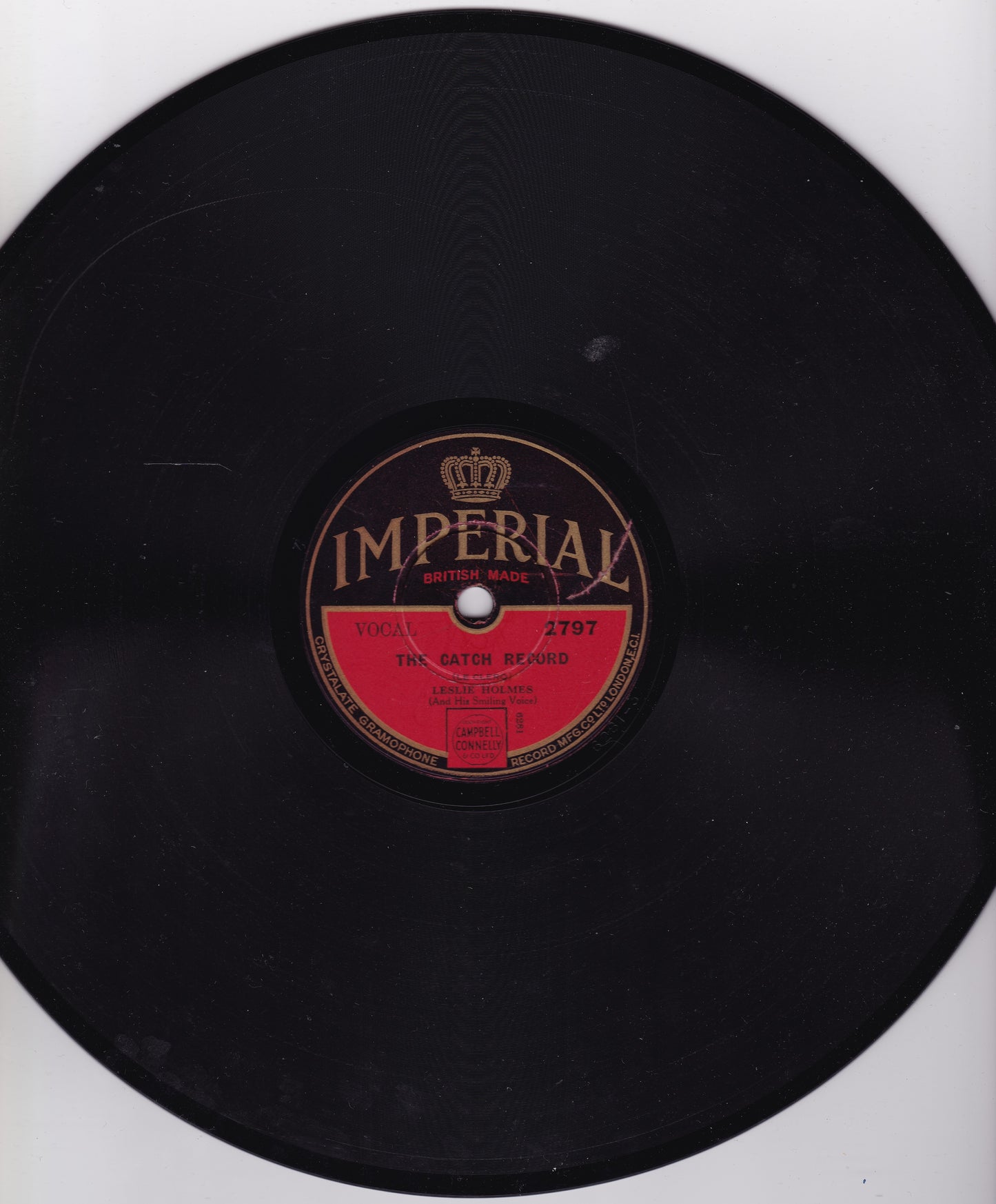 Leslie Holmes – Let's All Sing Like The Birdies Sing (1932) 10" shellac VG/-