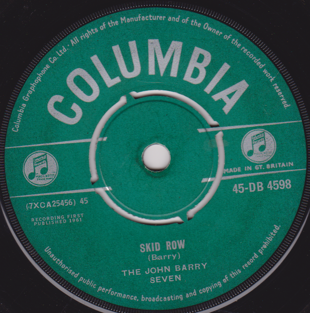 The John Barry Seven - The Magnificent Seven (Columbia 1961) 7" vinyl single G+/-