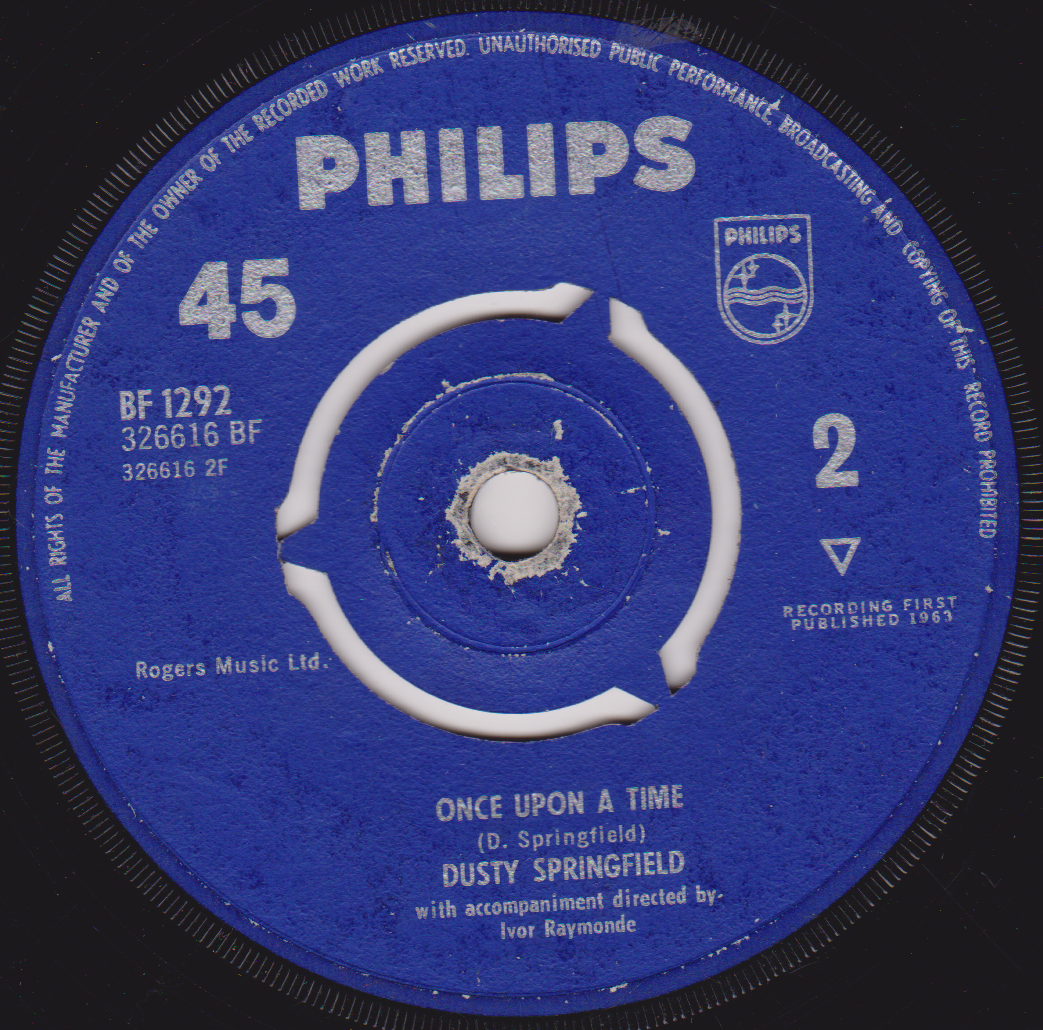 Dusty Springfield – I Only Want To Be With You (Philips 1963) 7" vinyl single G+/-