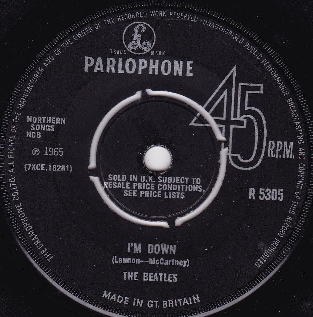 The Beatles – Help! (Parlophone 1965) 7" vinyl single G/-