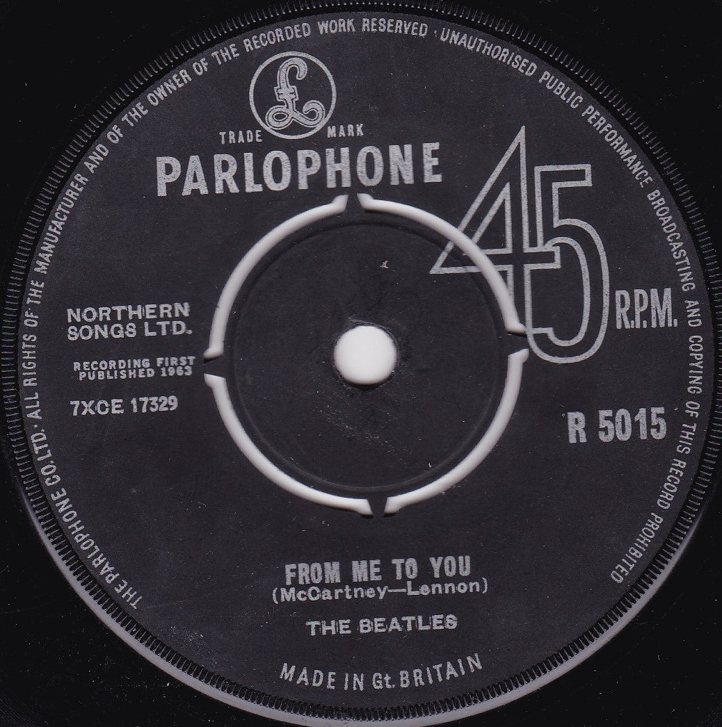 The Beatles – From Me To You (Parlophone, 1963) 7" vinyl single VG/-